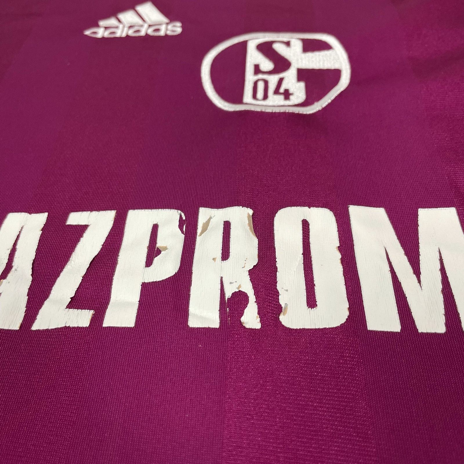 Adidas Adidas Plum V-Neck Short Sleeve FC Schalke 04 Jersey Size US XS / EU 42 / 0 - 4 Thumbnail