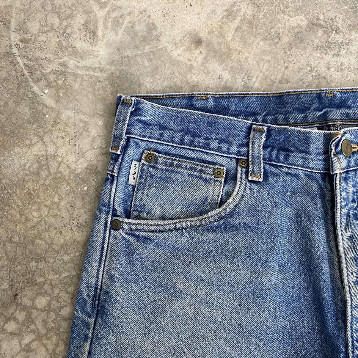 Carhartt Vintage Carhartt Blanket Lined Relaxed Fit Faded Denim Jeans Size US 34 / EU 50 - 10 Thumbnail
