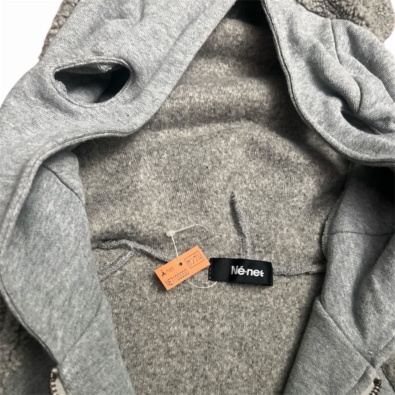 Ne-Net Ne-net Sample Grey Skeleton Bear Ear Hoodie Size US M / EU 48-50 / 2 - 4 Thumbnail