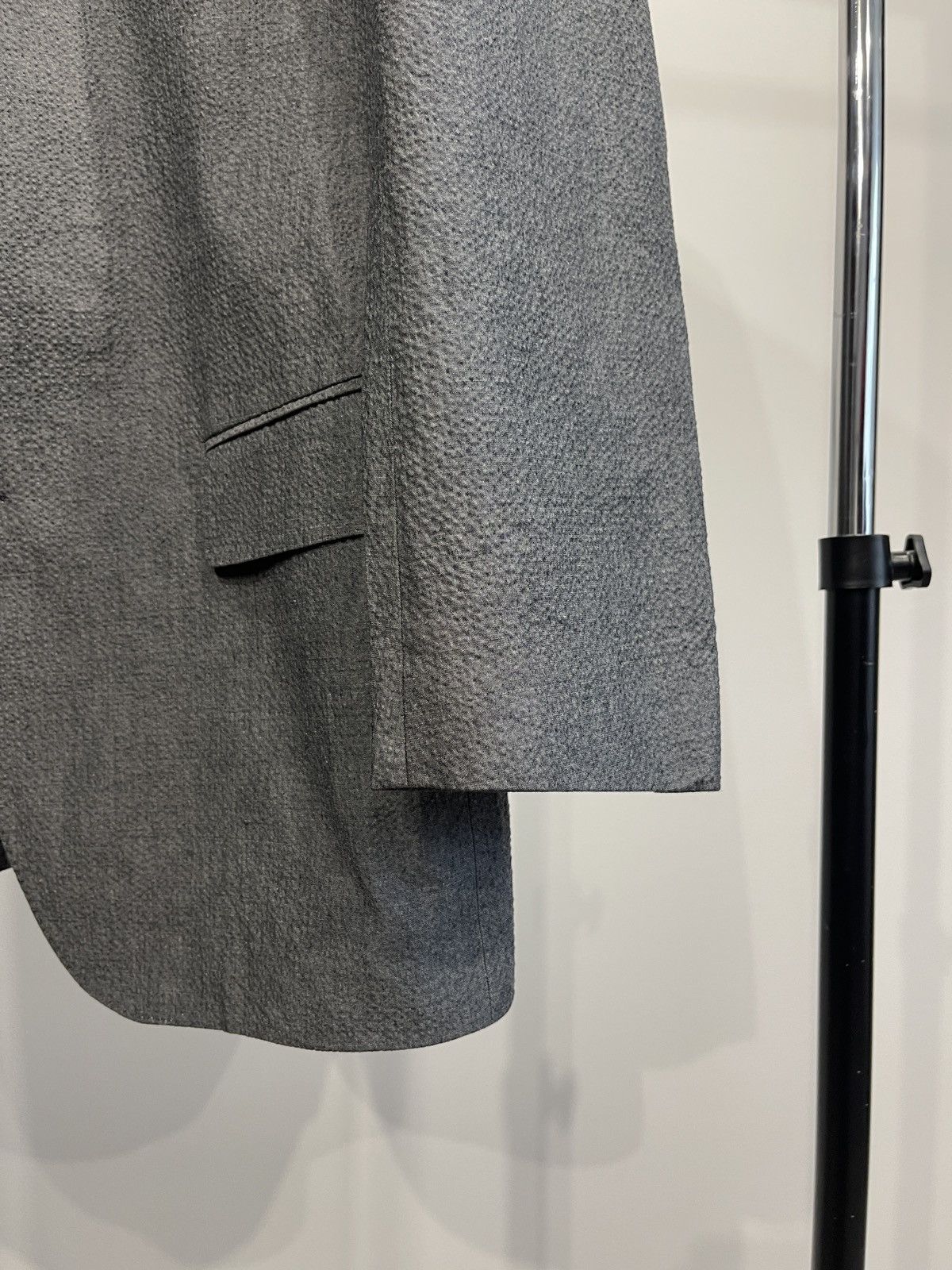 Hugo Boss HUGO BOSS "Hedson3/Gander1" Textured Cotton Blazer US 46R Size 46R - 2 Thumbnail
