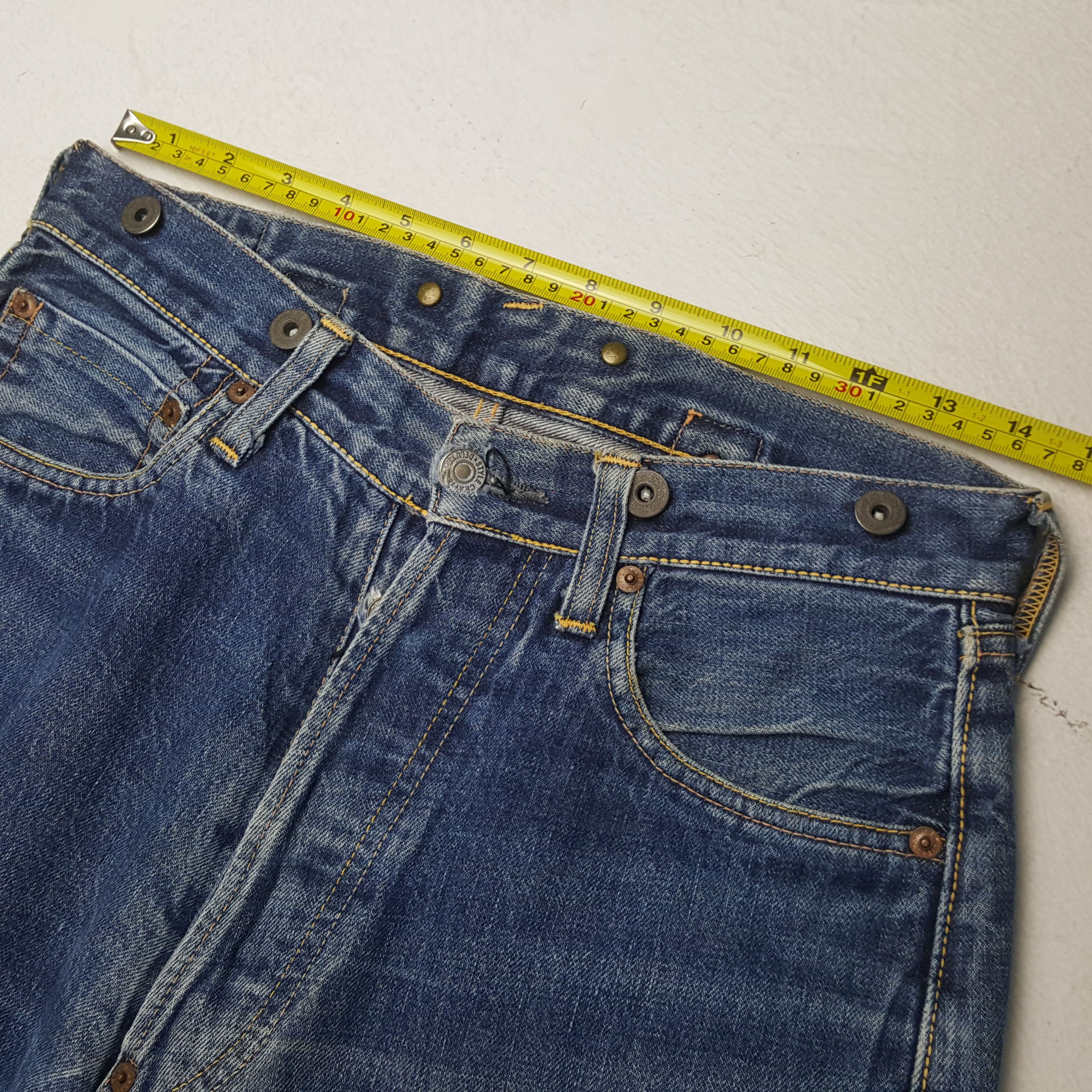 Evisu EVIS JAPANESE BRAND Custom Daicock Jeans C297N1 Size US 29 - 7 Thumbnail