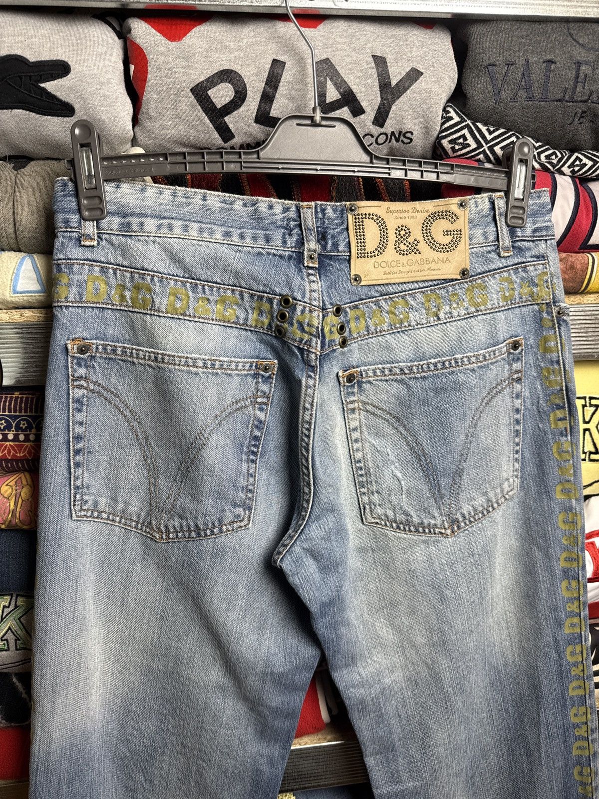 Dolce & Gabbana Dolce & Gabanna Logo Jeans Size US 34 / EU 50 - 16 Thumbnail