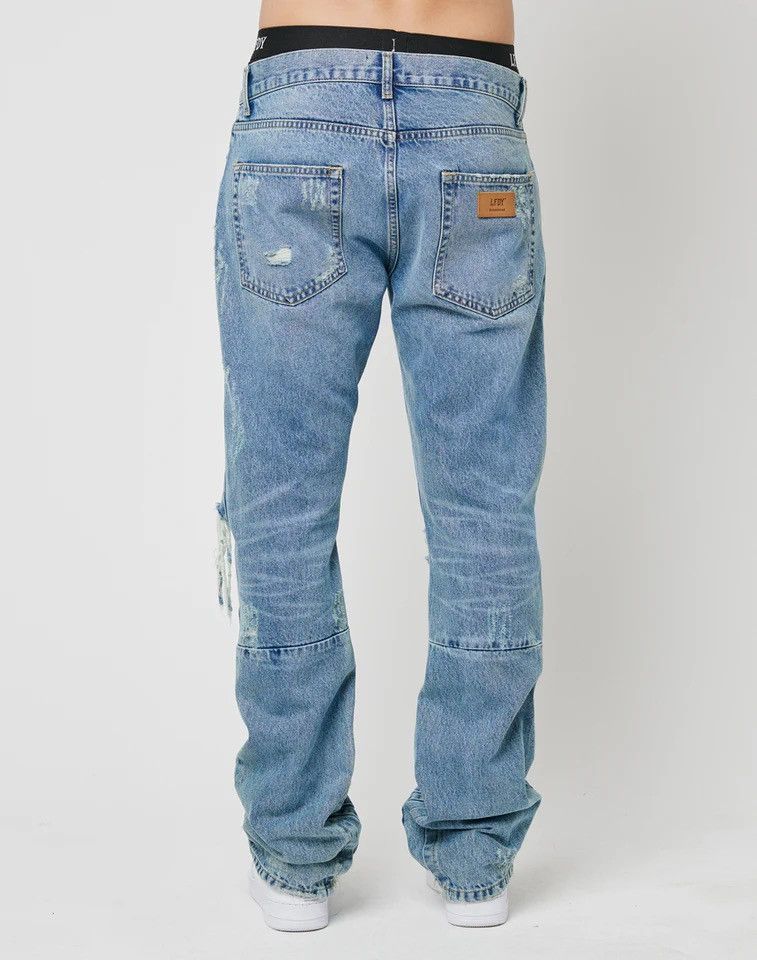 LFDY LFDY - DISTRESSED FLARED DENIM Size US 34 / EU 50 - 13 Thumbnail