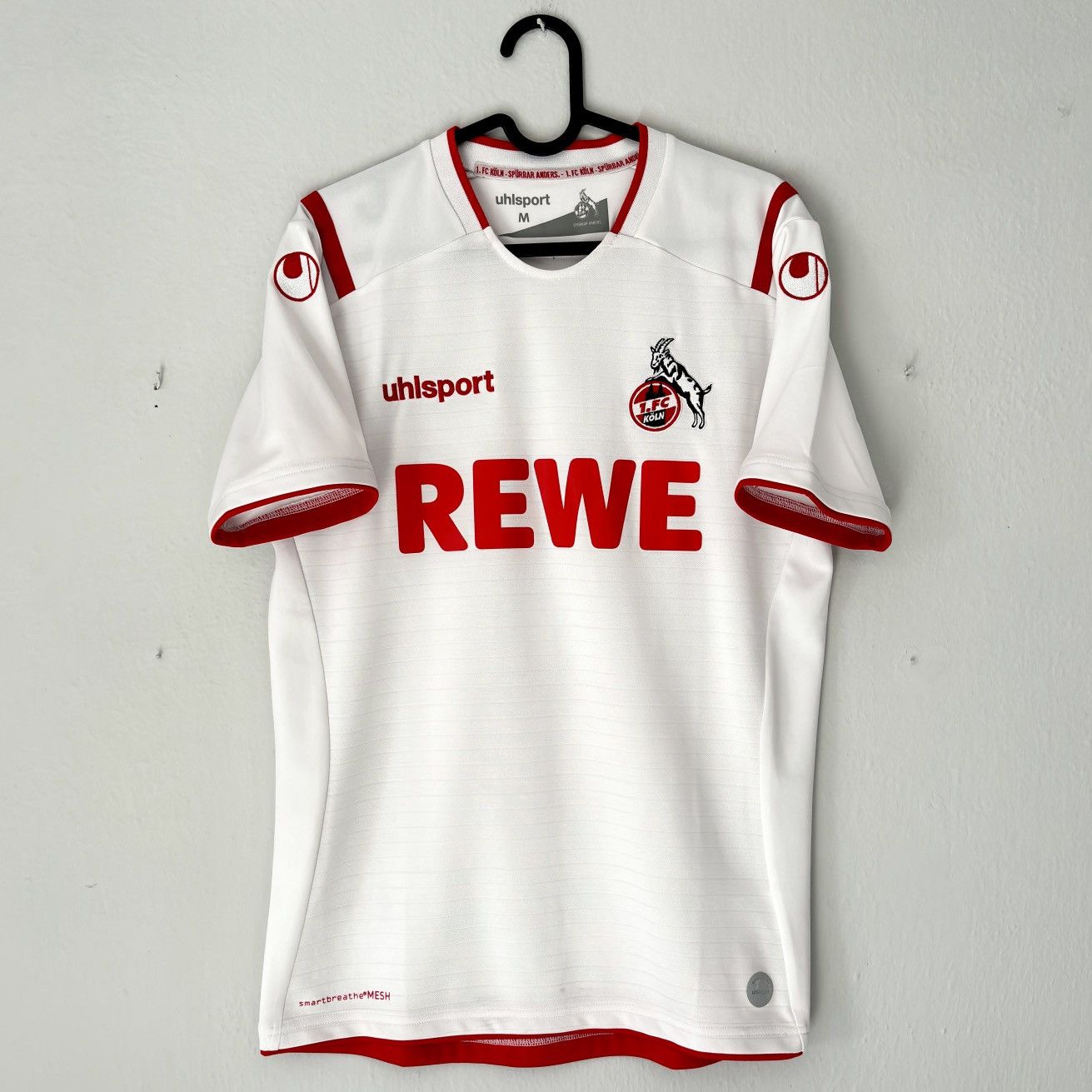 Vintage 2019 2020 Köln Koln Germany Uhlsport Home Kit Soccer Jersey Size US M / EU 48-50 / 2 - 3 Thumbnail