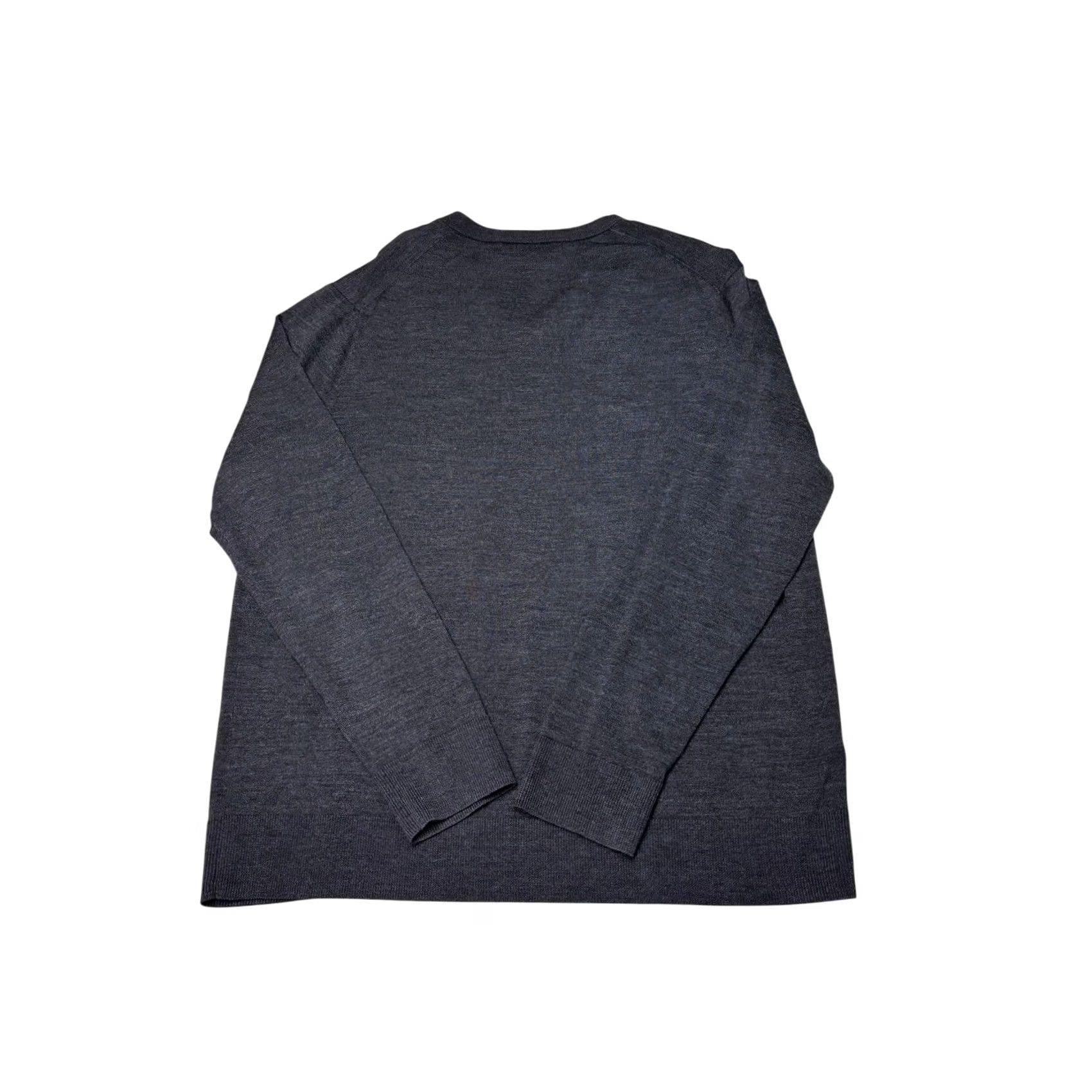 Brooks Brothers Brooks Brothers Brookstech Merino Wool V-Neck Sweater Mens Large Charcoal Gray Size US L / EU 52-54 / 3 - 4 Thumbnail