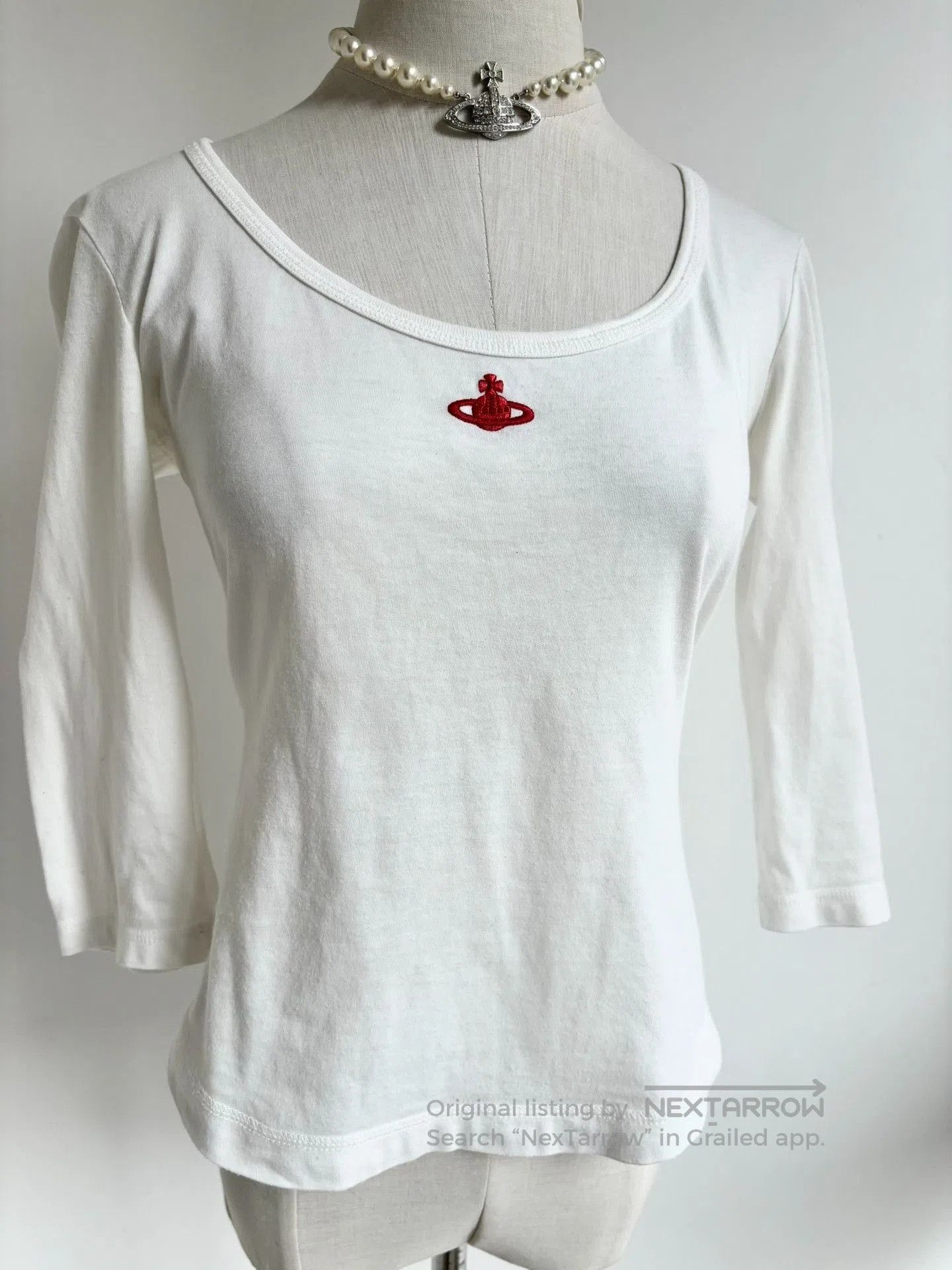 Vivienne Westwood Vivienne Westwood Vintage White Saturn Top. Size M / US 6-8 / IT 42-44 - 3 Thumbnail