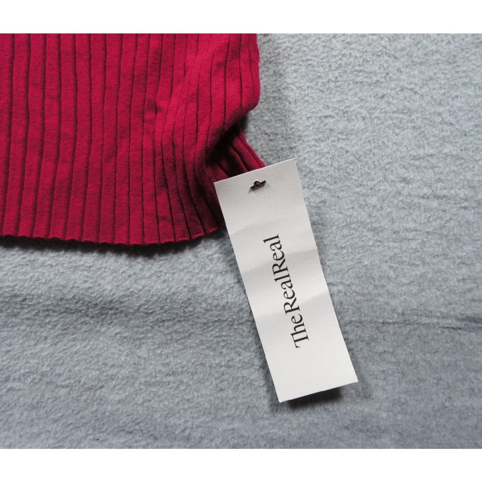 Vintage Lafayette 148 New York Sweater Cardigan Womens Small Red Long Sleeve Ribbed Knit V-Neck Fire Polyamide Viscose Shirt? Size S / US 4 / IT 40 - 4 Thumbnail