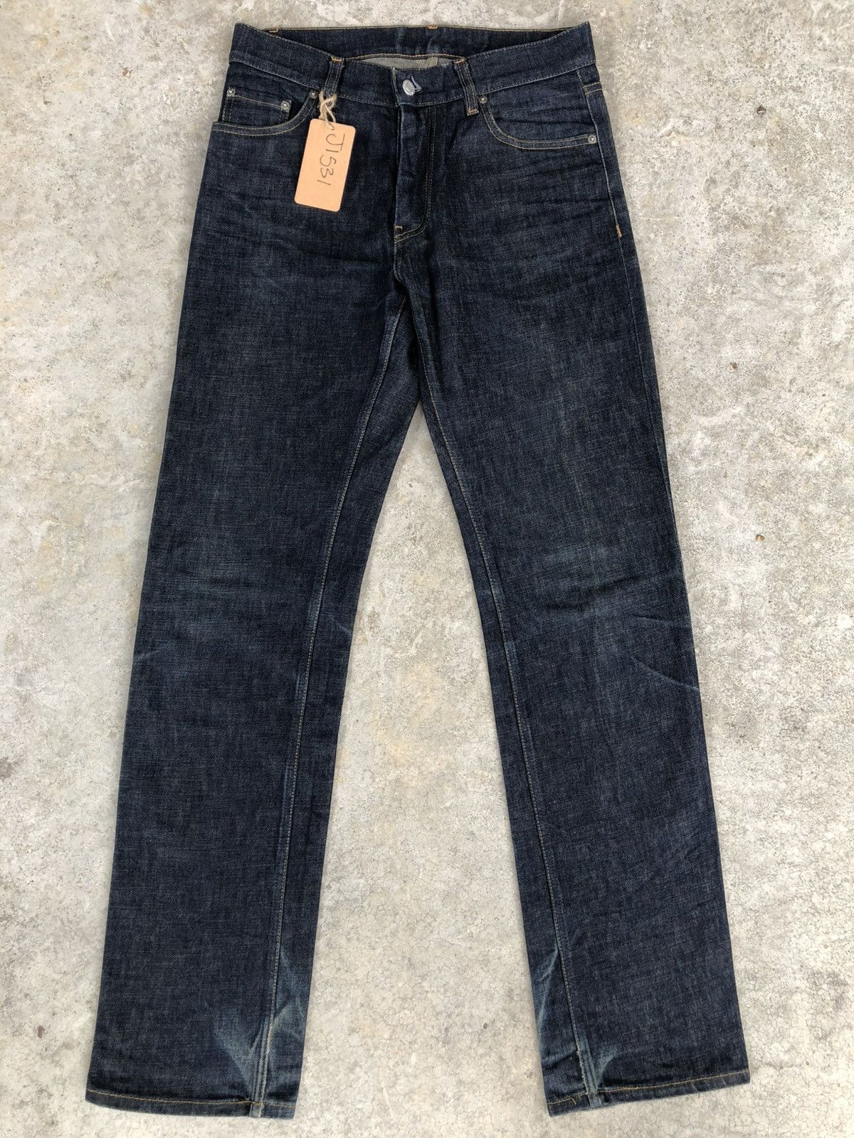 Helmut Lang Helmut Lang Classic Raw Denim Distressed Jeans Size US 31 - 1 Thumbnail