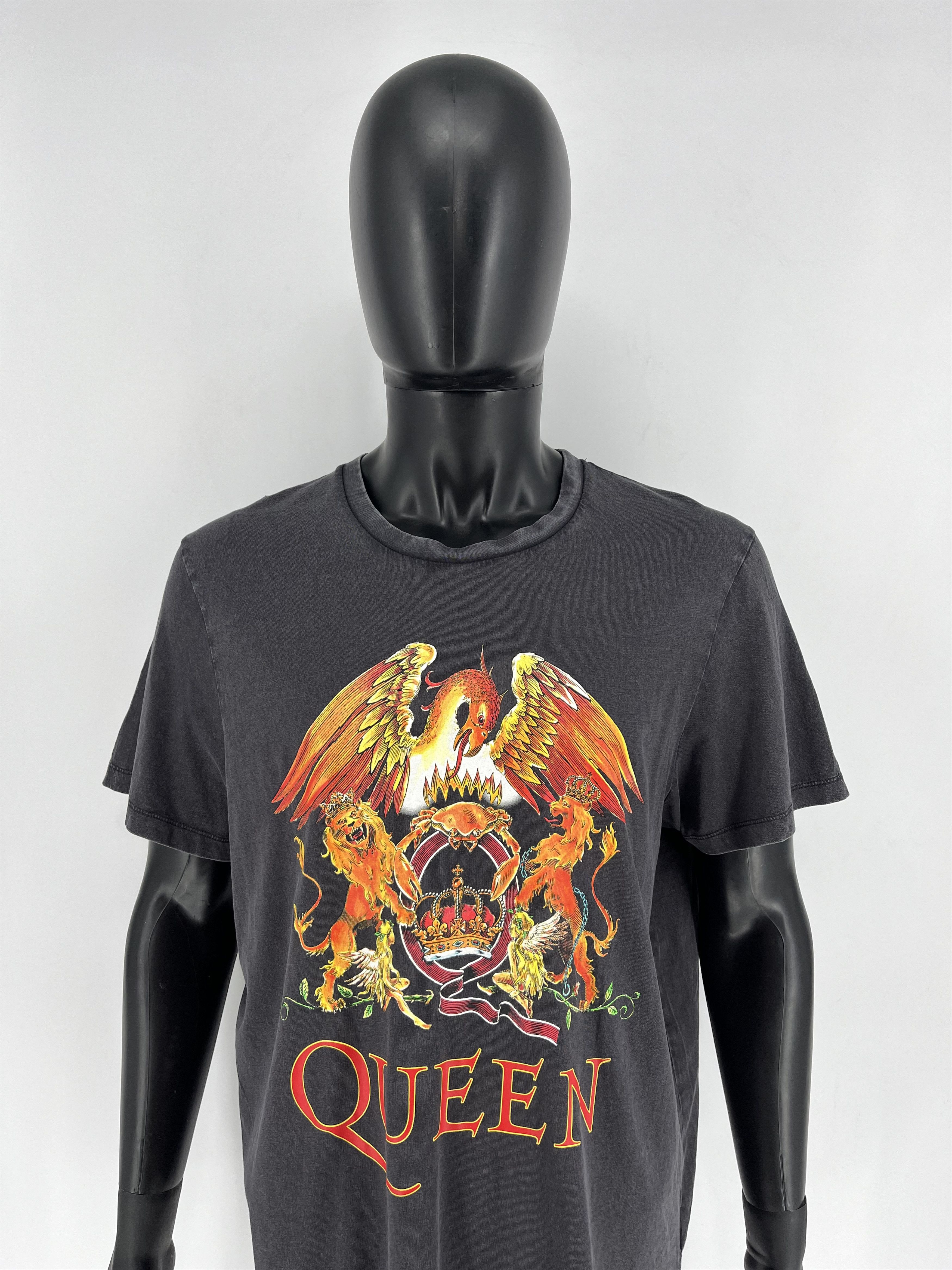 Band Tees × Vintage Mens Vintage QUEEN T Shirt Rock Band Tee Size US L / EU 52-54 / 3 - 1 Thumbnail