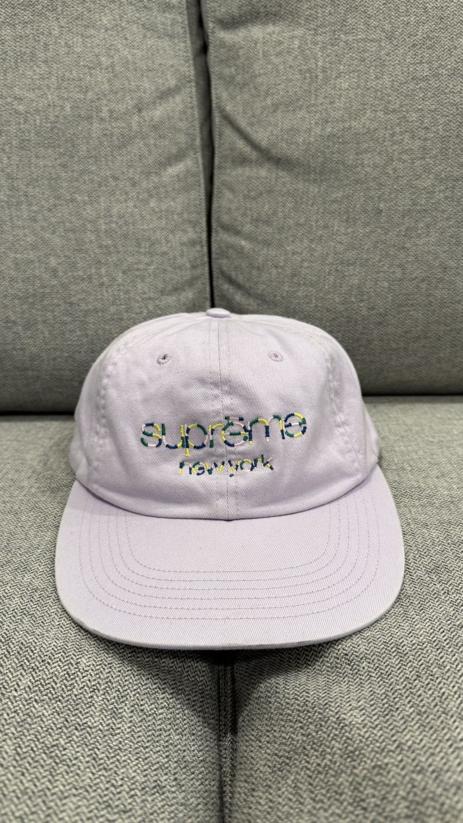 Supreme Supreme Multicolor Twill Classic Logo 6 - Panel Cap Size ONE SIZE - 2 Thumbnail
