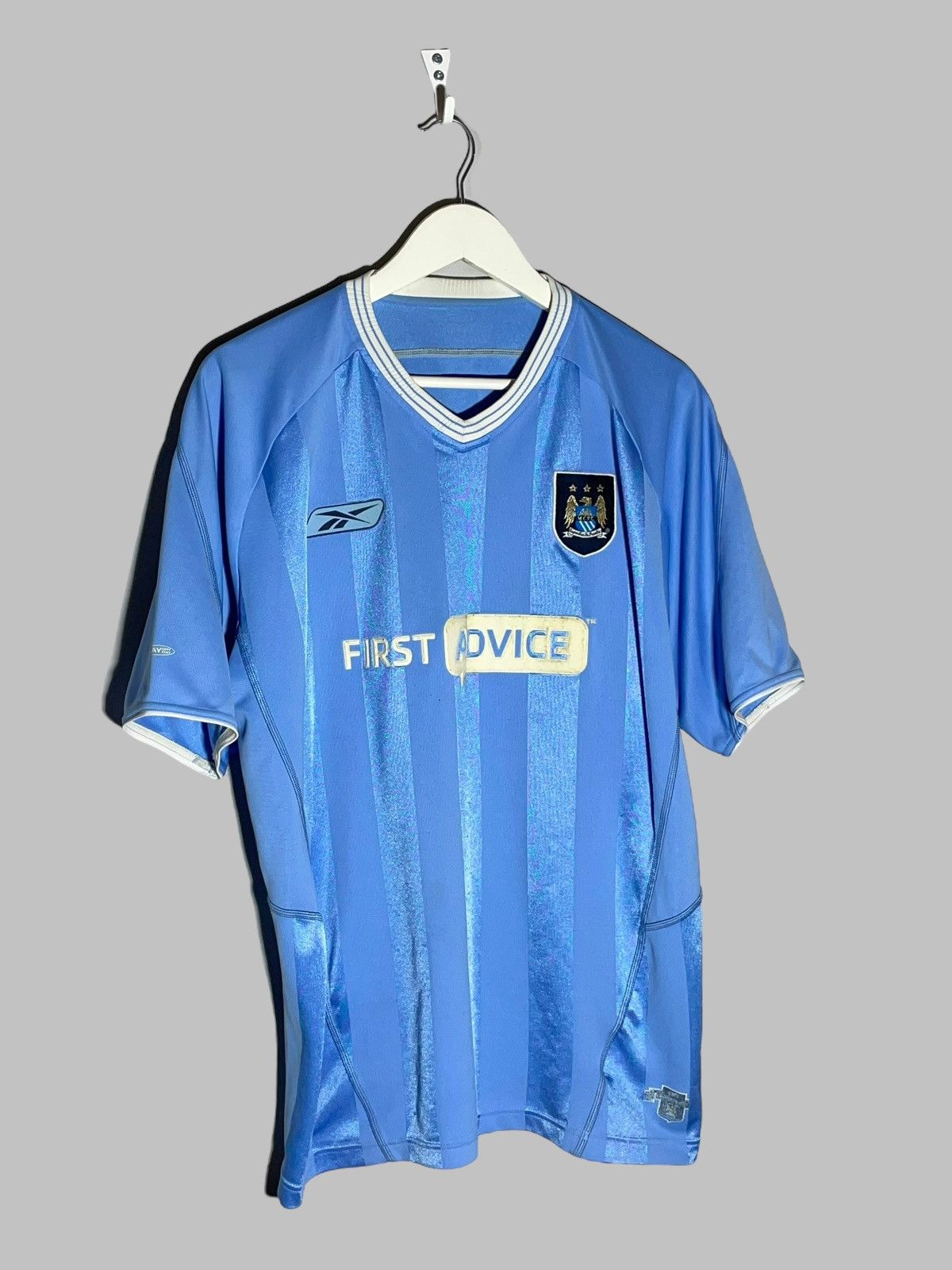Reebok Manchester City Reebok 2003/04 Vintage Home Football Shirt Size US M / EU 48-50 / 2 - 2 Thumbnail