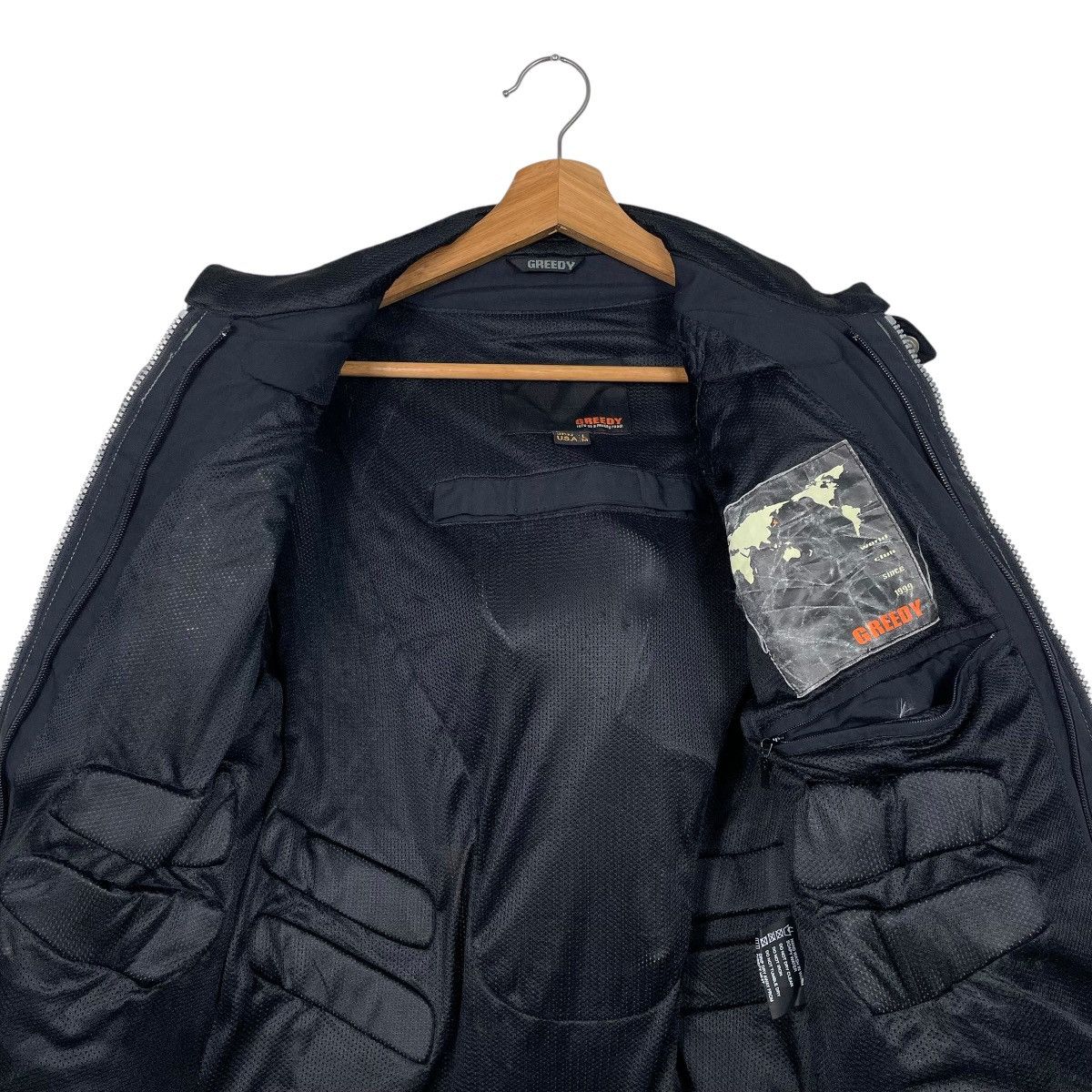 Japanese Brand Greedy Color Block Motorcycle Riding Jacket Size US M / EU 48-50 / 2 - 12 Thumbnail