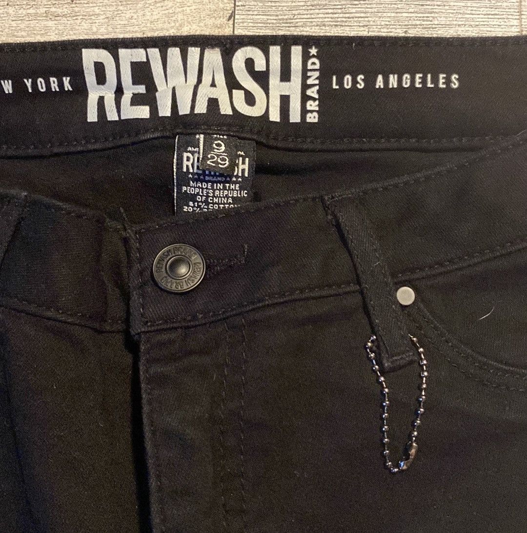 Other Rewash Brand, Black, Denim, Skinny Jeans Size 29" - 7 Thumbnail