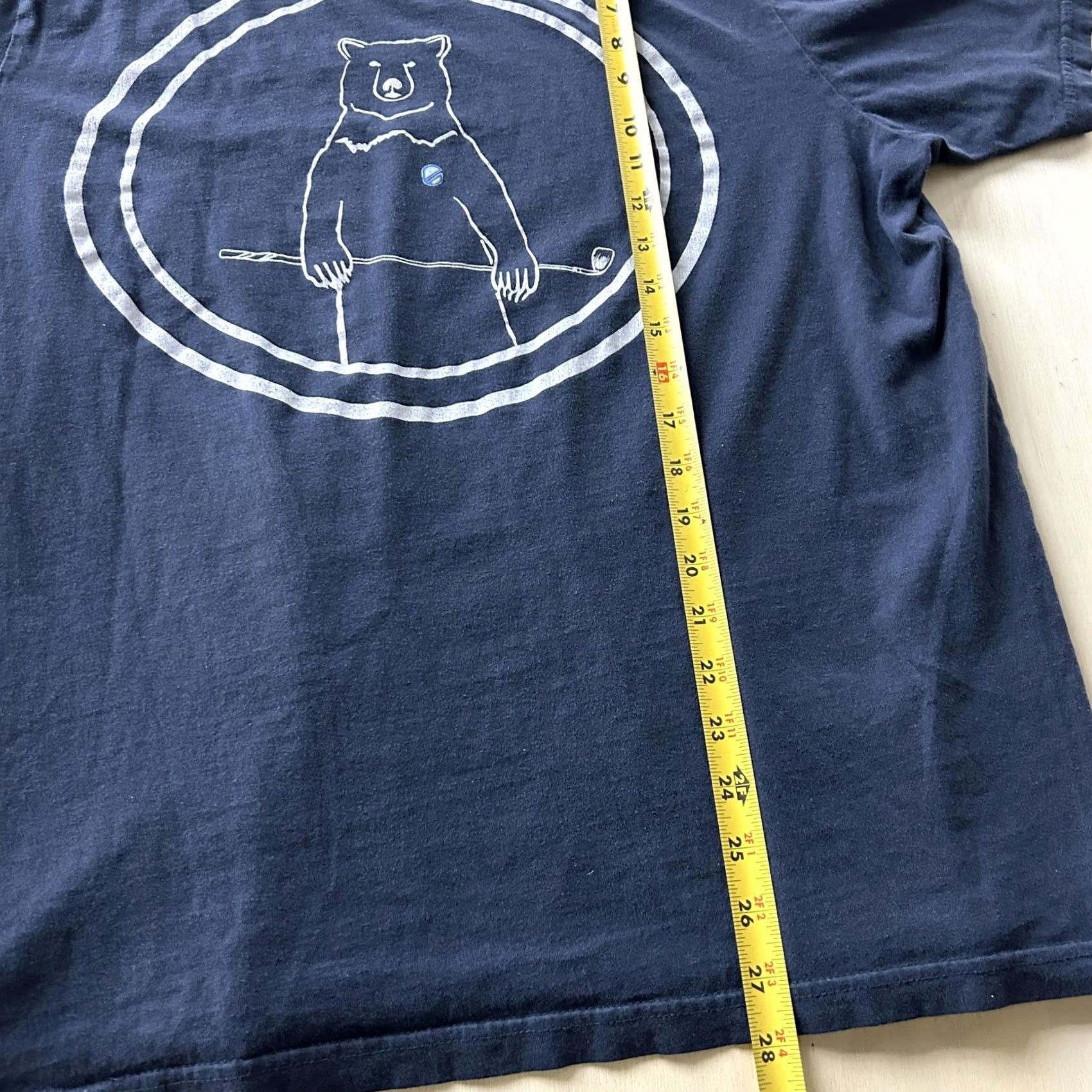 Vintage Extracurricular Chicago Golf Bear Shirt Mens XL Blue Graphic Logo Tee T-Shirt Size US XL / EU 56 / 4 - 6 Thumbnail