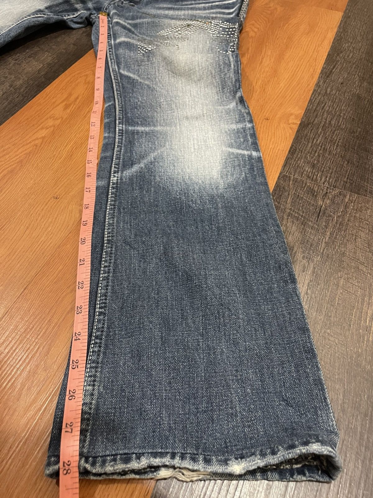 Roar Roar Made in Japan Denim Jeans Cross Gun Design Size US 30 / EU 46 - 18 Thumbnail