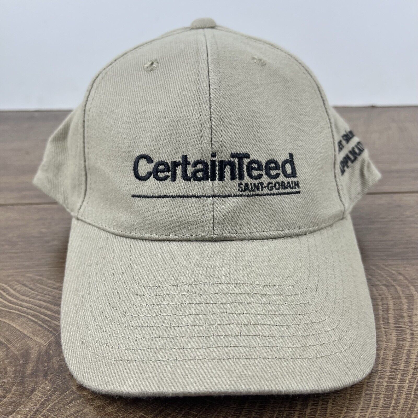 Other Certain Teed Hat Saint Gobain Hat Tan Brown Hat Adjustable H Size ONE SIZE - 3 Thumbnail