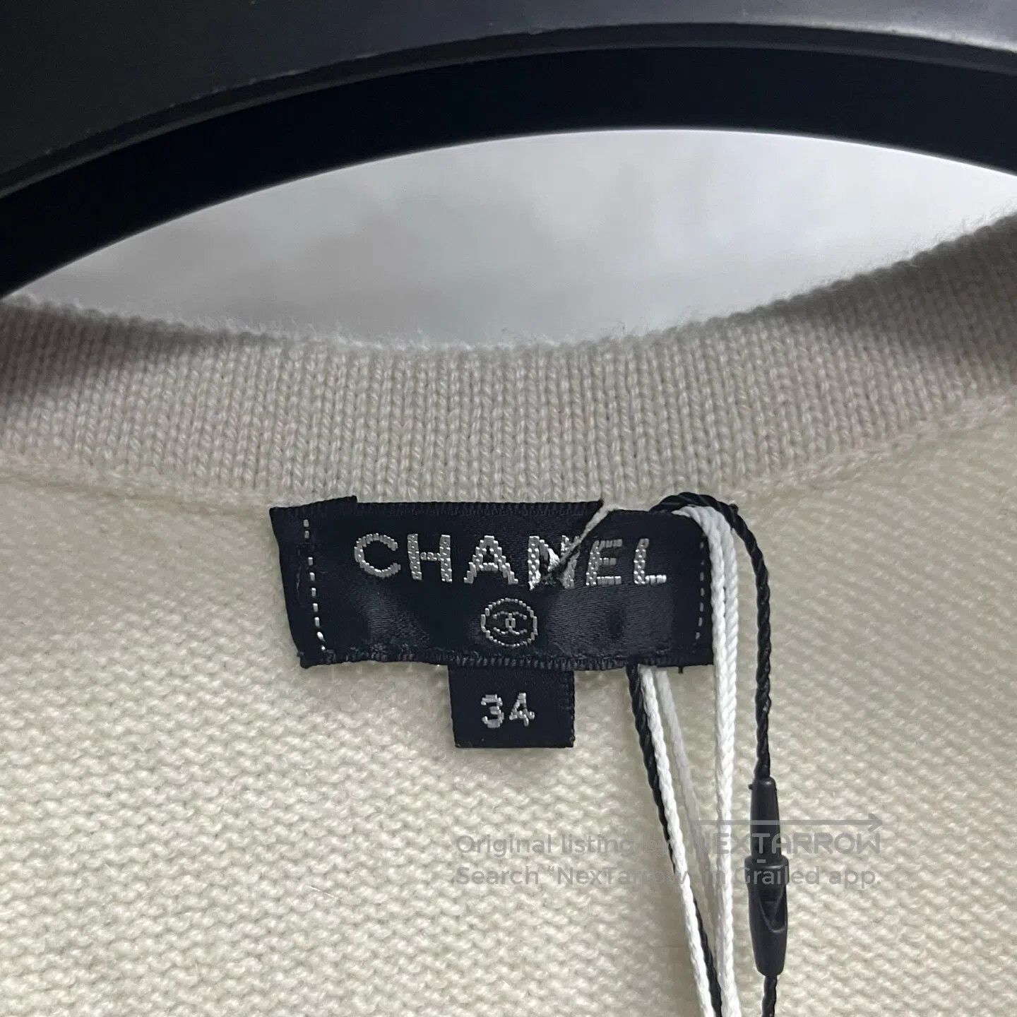 Chanel Chanel Digital pattern-printed sleeveless knitted vest| Size XS / US 0-2 / IT 36-38 - 2 Thumbnail