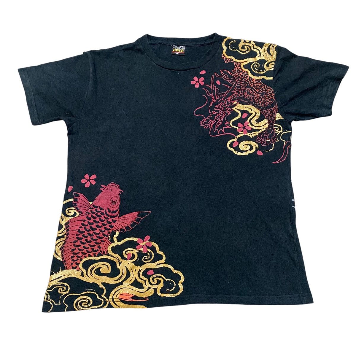 Japanese Brand OBLO Traditional Design Japanese Sukajan Shirt Size US M / EU 48-50 / 2 - 1 Thumbnail