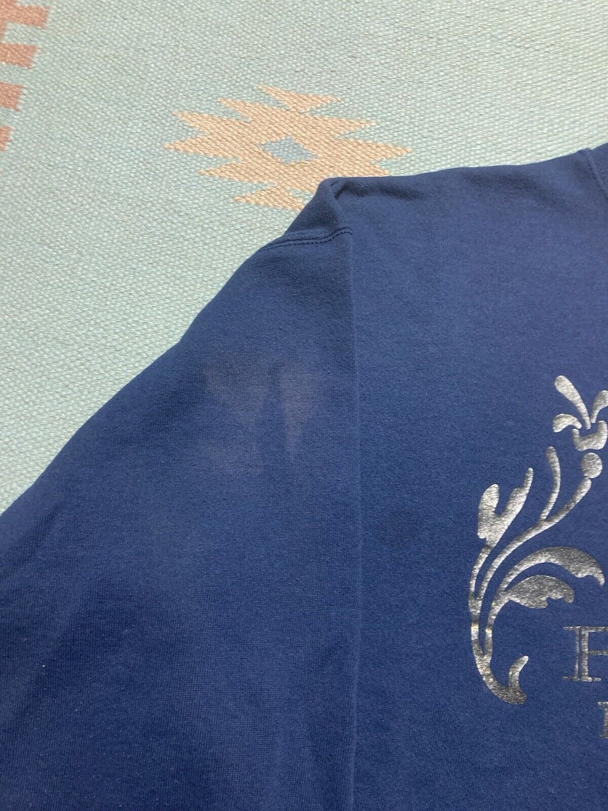 Hanes × Vintage 90s crewneck sweatshirt flint Michigan crest logo faded XL Size US XL / EU 56 / 4 - 3 Thumbnail