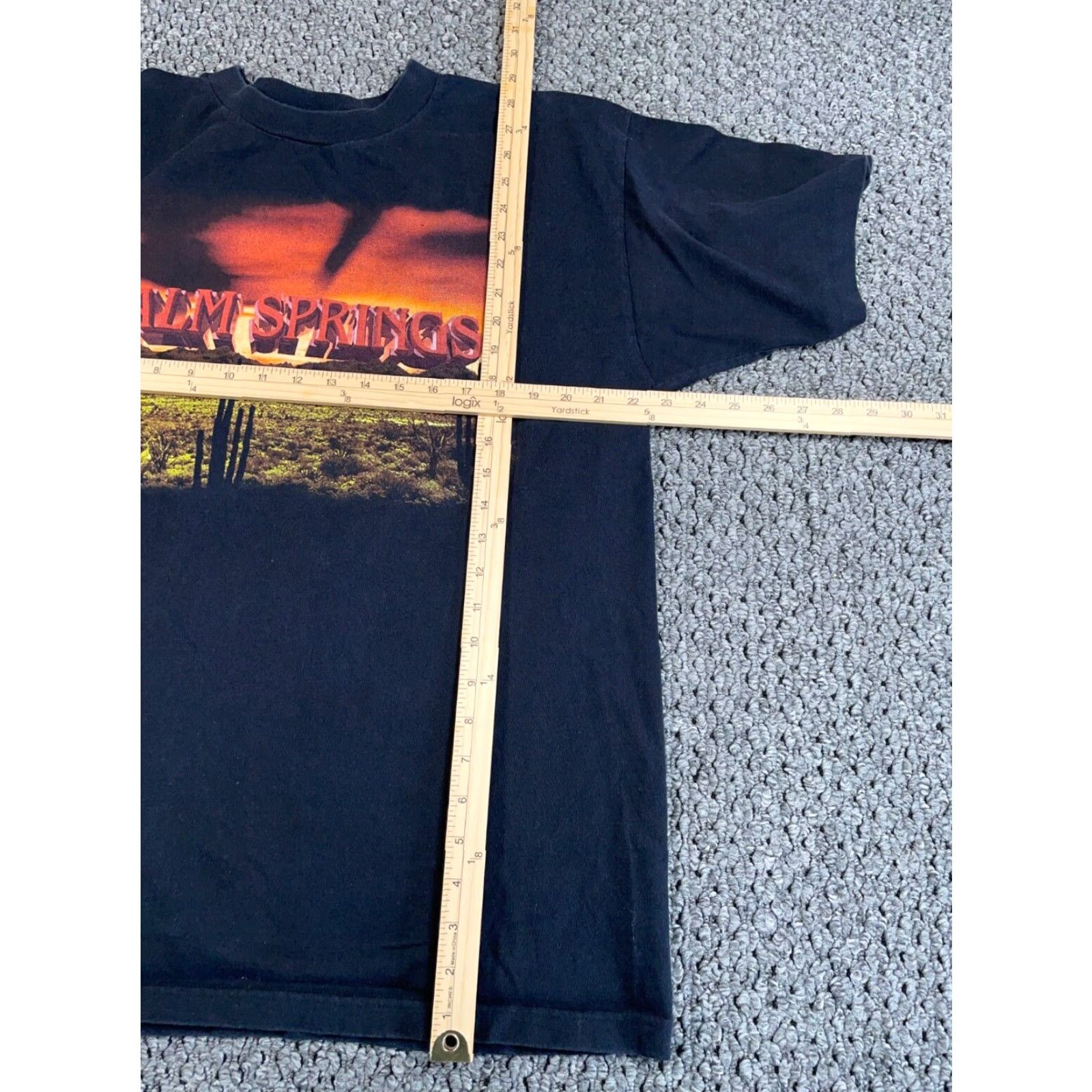 Vintage VINTAGE Murina Palm Springs California Graphic T-Shirt Adult XL Black 90s City Retro Men’s Shirt Size US XL / EU 56 / 4 - 6 Thumbnail