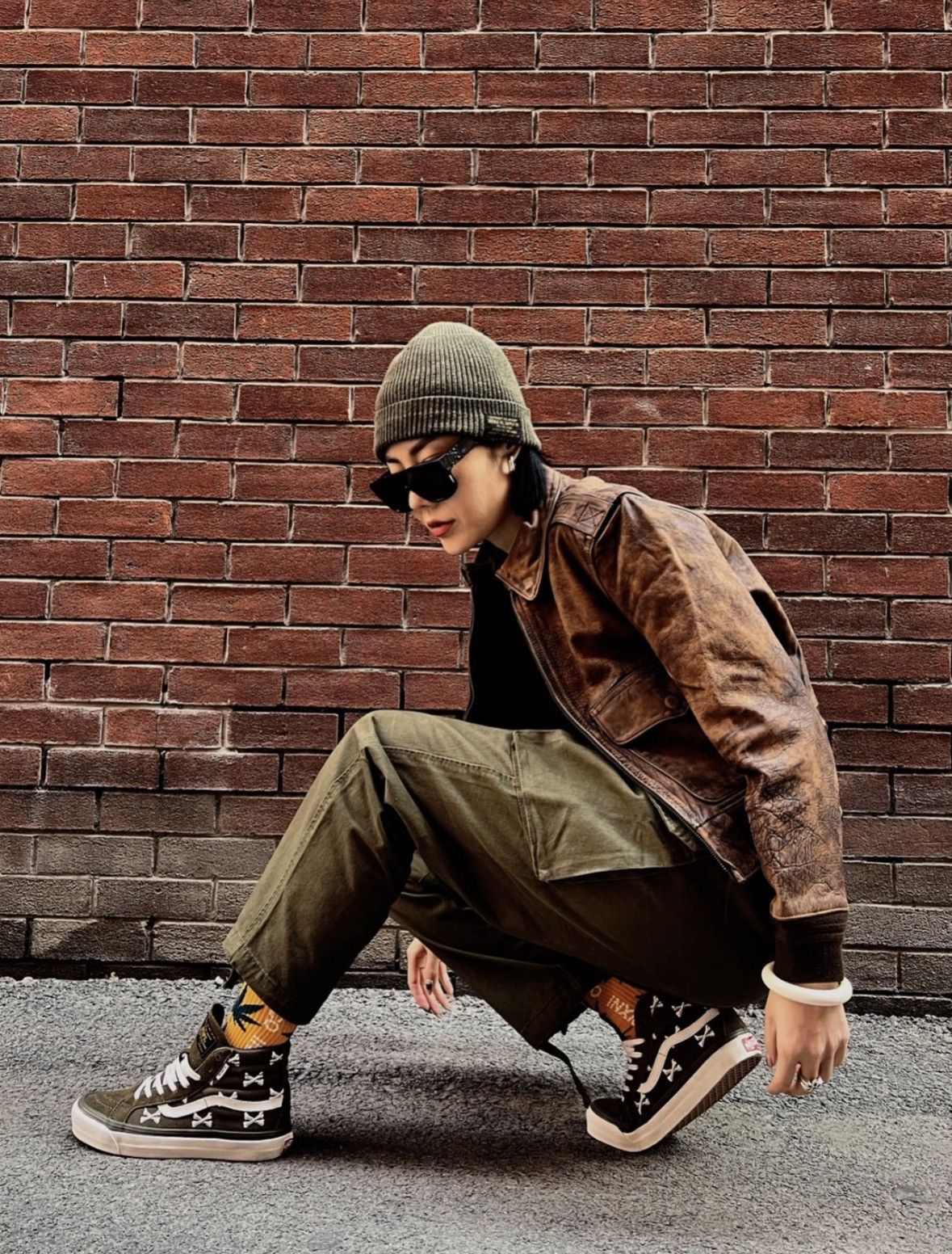 Vans × Wtaps Wtaps x Vans OG SK8 Hi Bones US10 Olive Size US 10 / EU 43 - 2 Thumbnail