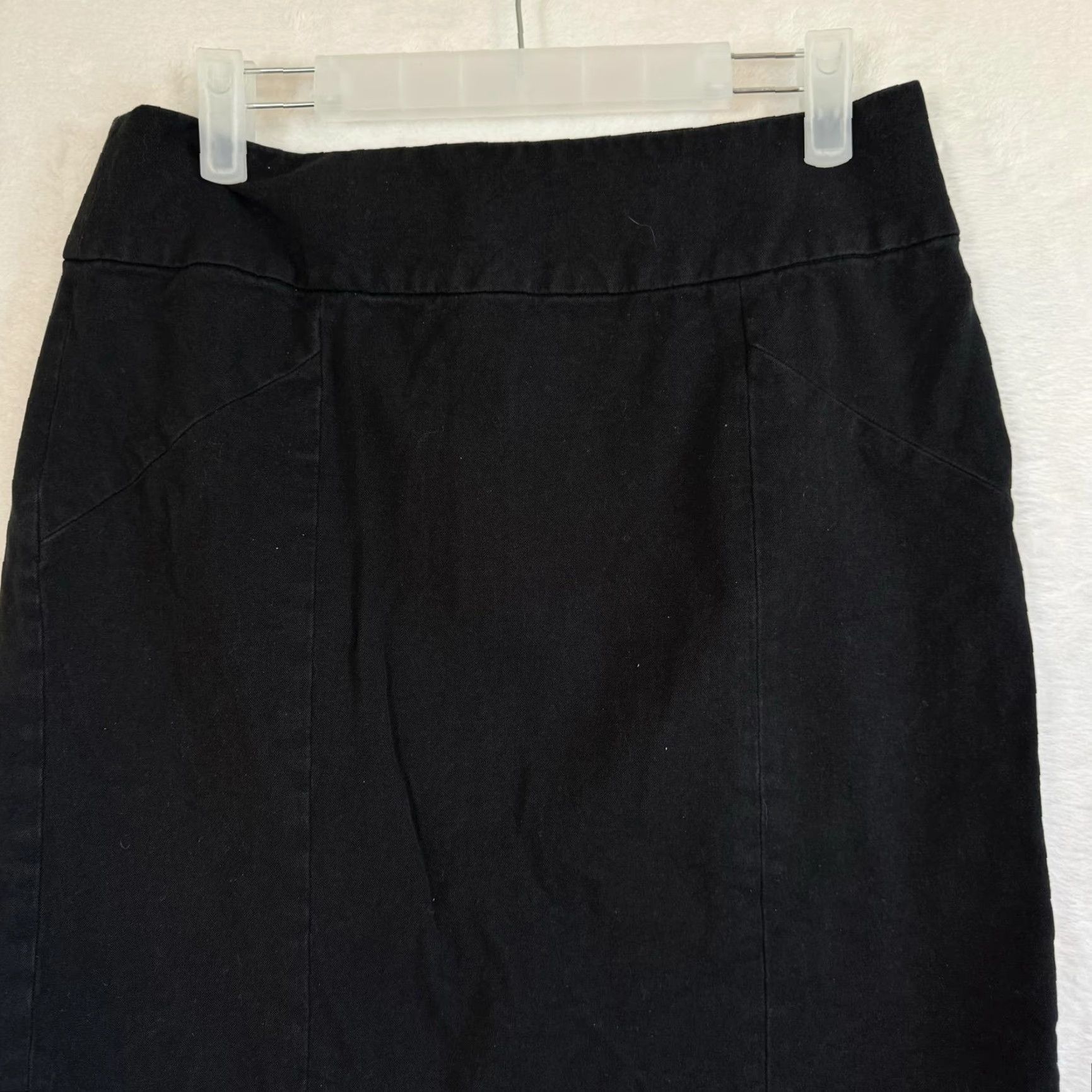 Banana Republic Banana Republic Mini Skirt Women’s 8 Black Cotton Blend Back Zipper A‑Line Skirt Womens#8 Black Cotton Blend Back Zipper A-Line Short 0 Size 30" / US 8 / IT 44 - 3 Thumbnail