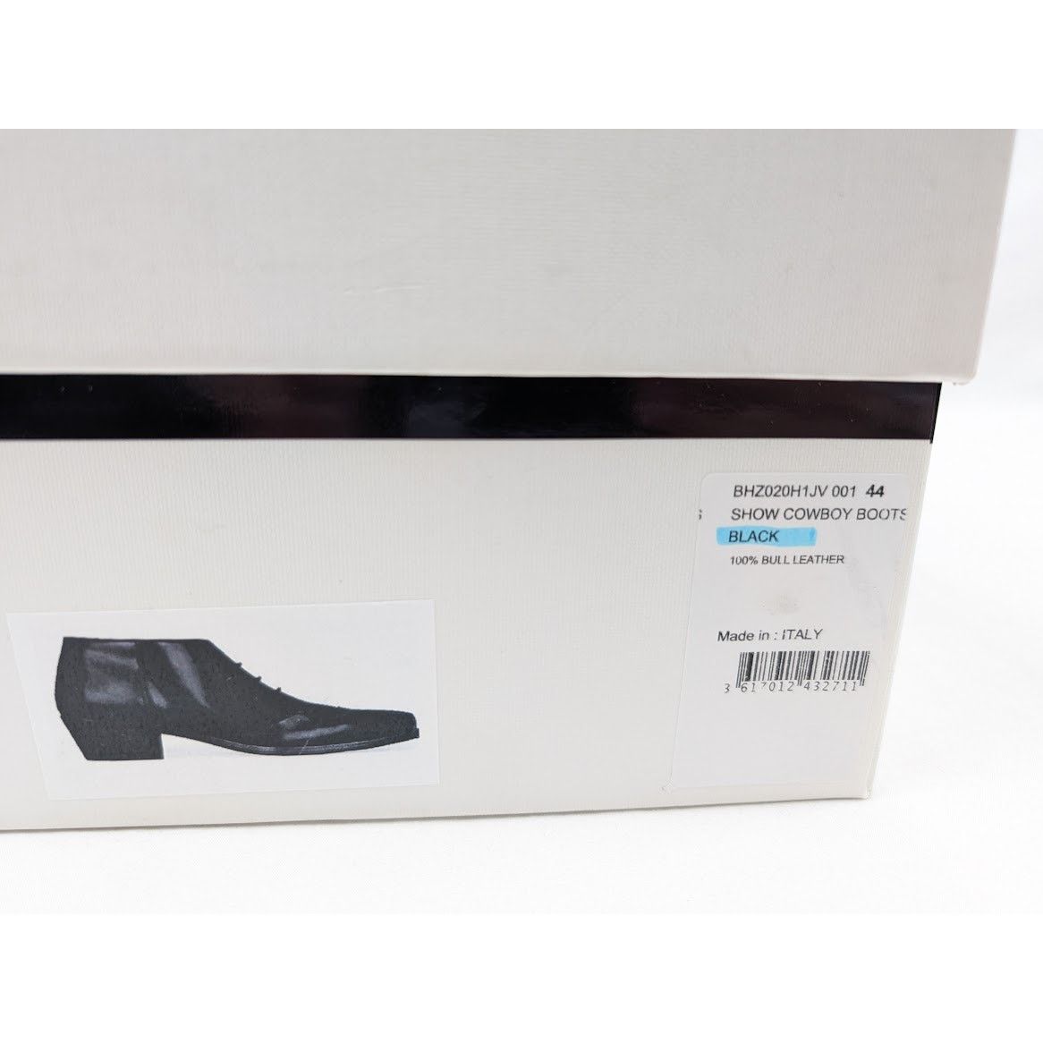 Givenchy o1rshd1 Show Cowboy Boots in Black Size US 11 / EU 44 - 20 Thumbnail