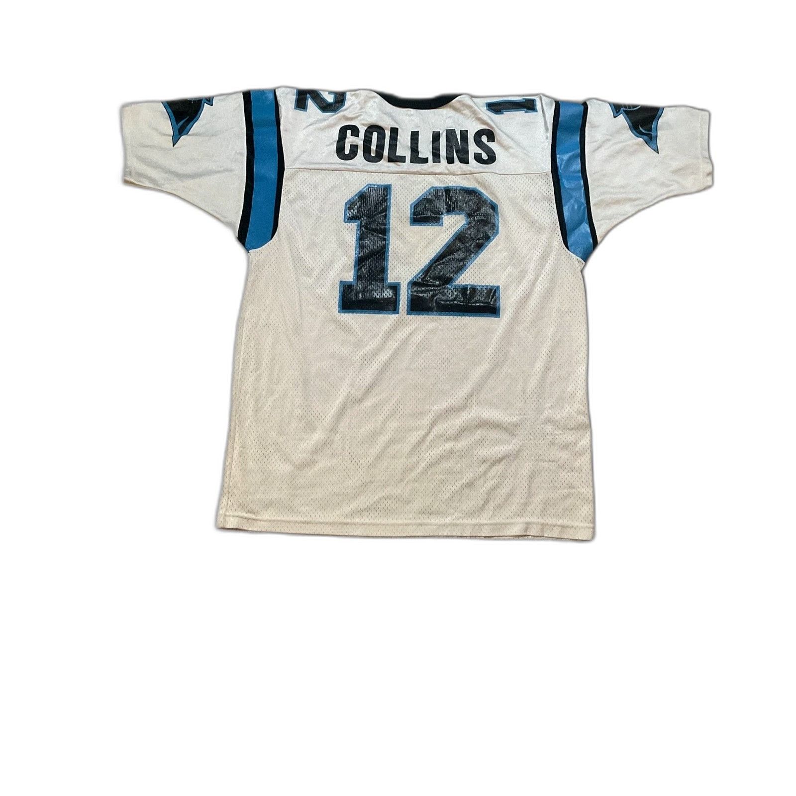 Champion Vintage 90s Champion NFL Kerry Collins Carolina Panthers Whi Size US XL / EU 56 / 4 - 2 Thumbnail