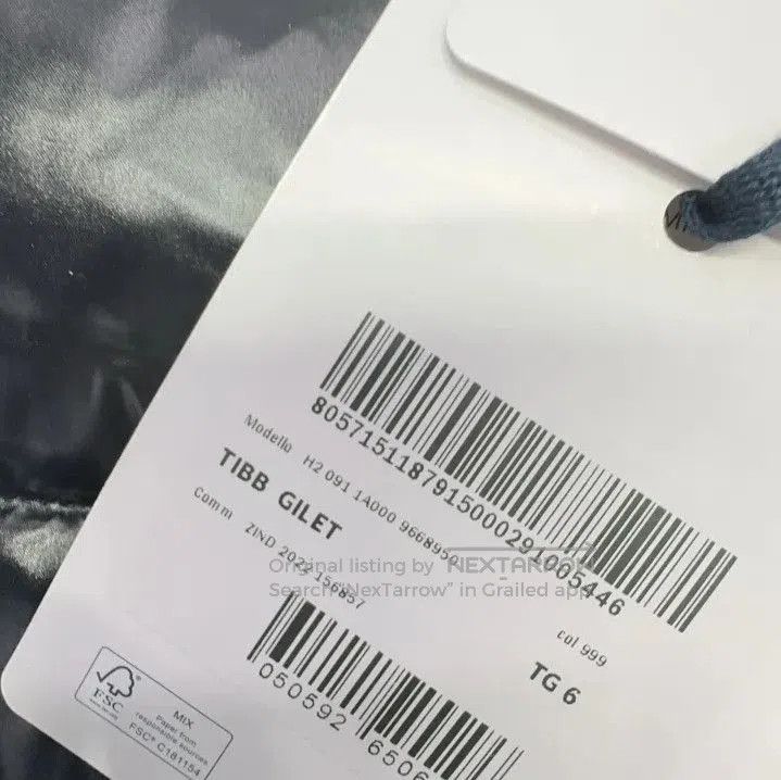 Moncler Moncler Tibb Series Goose Down Logo High Neck Vest. Size US S / EU 44-46 / 1 - 6 Thumbnail