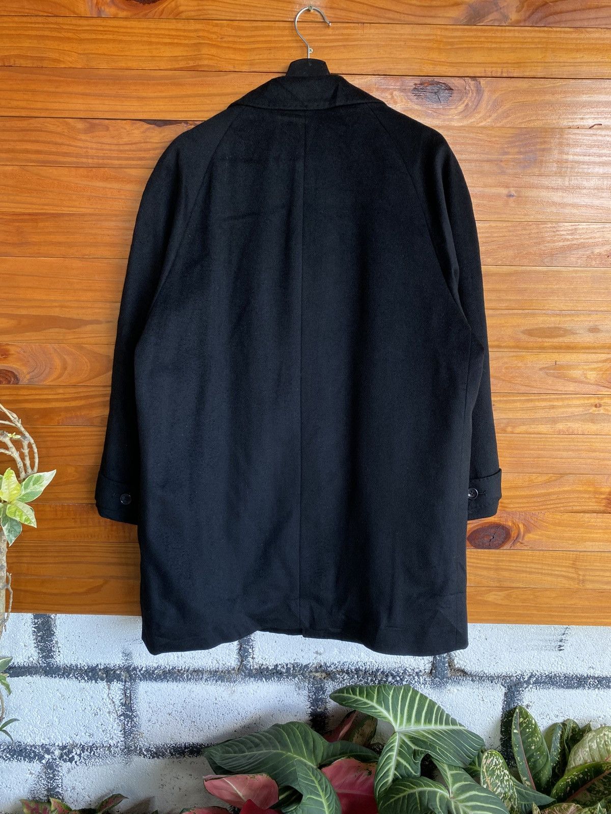 Vintage Vintage Black Cashmere Overcoat – 100% Cashmere Wool Size US M / EU 48-50 / 2 - 14 Thumbnail