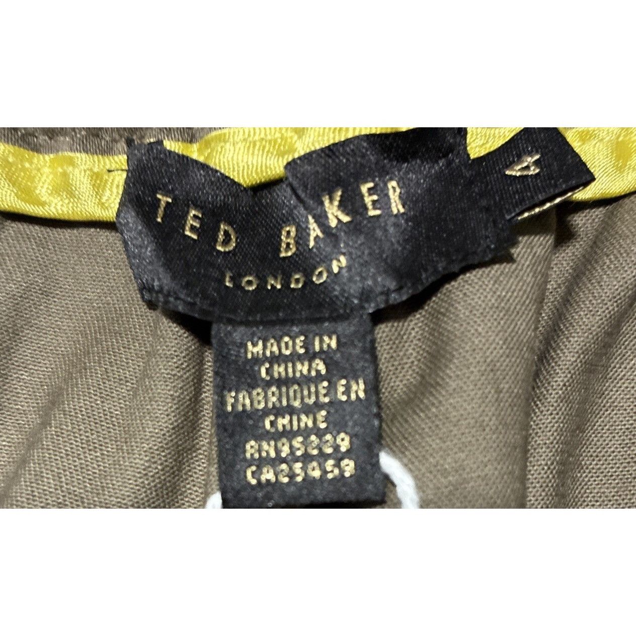 Ted Baker NWT Ted Baker RONNIIE Olive D-Ring Detail High-Waisted Short Size 27" / US 4 / IT 40 - 8 Thumbnail