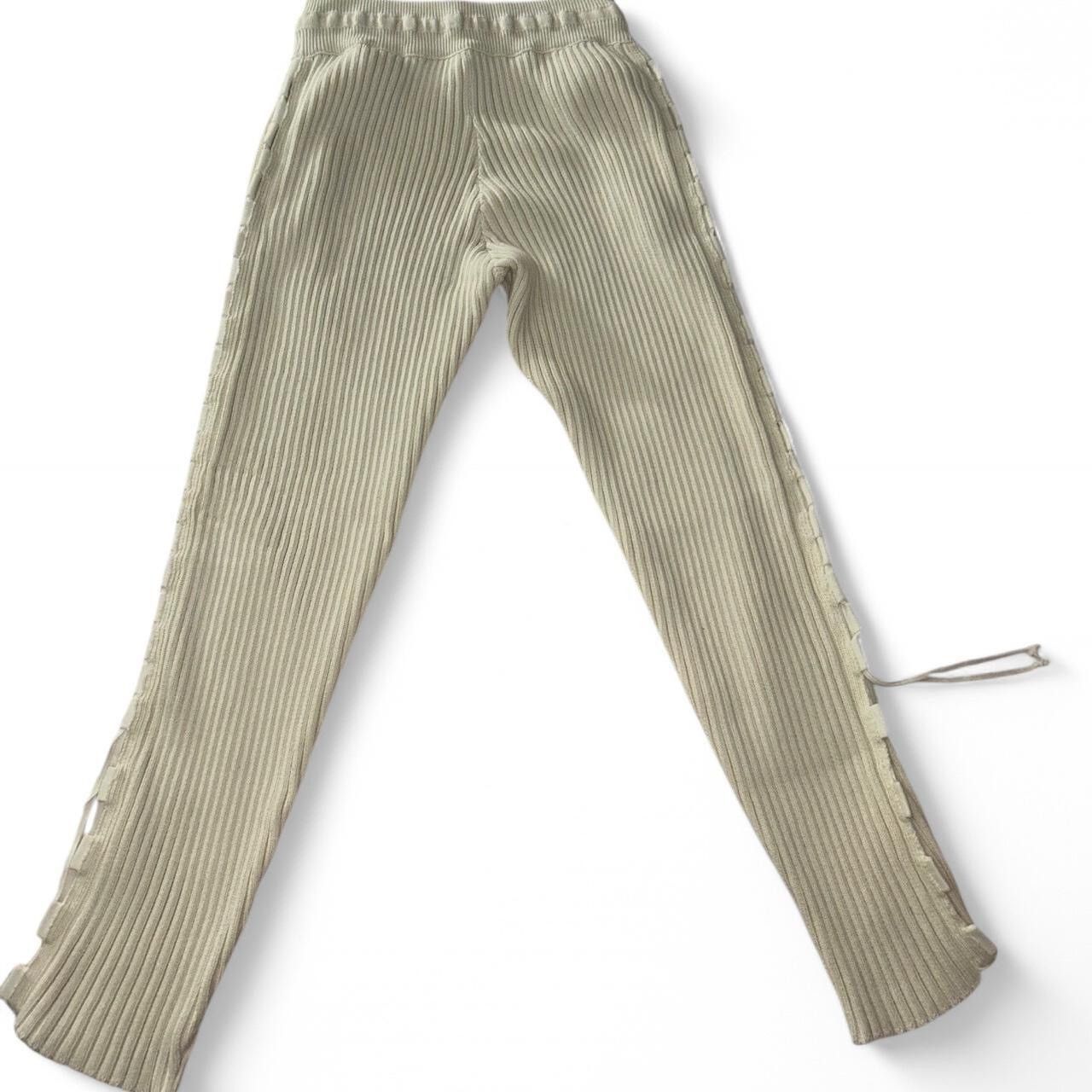 Off-White OFF WHITE NO COLOR LINK KNIT PANT | WOMENS SMALL Size 29" - 4 Thumbnail