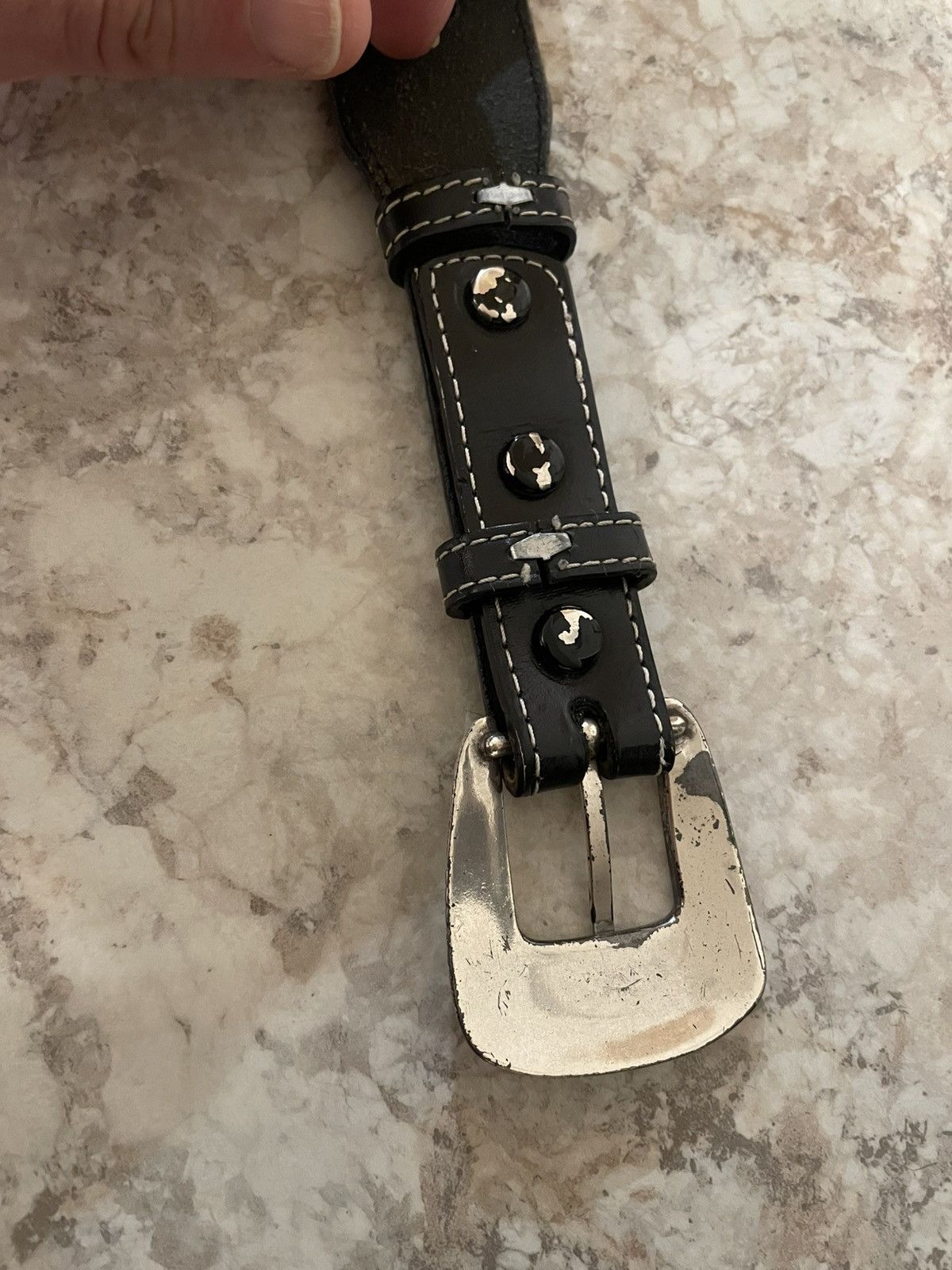 Other Leather belt Size ONE SIZE - 7 Thumbnail