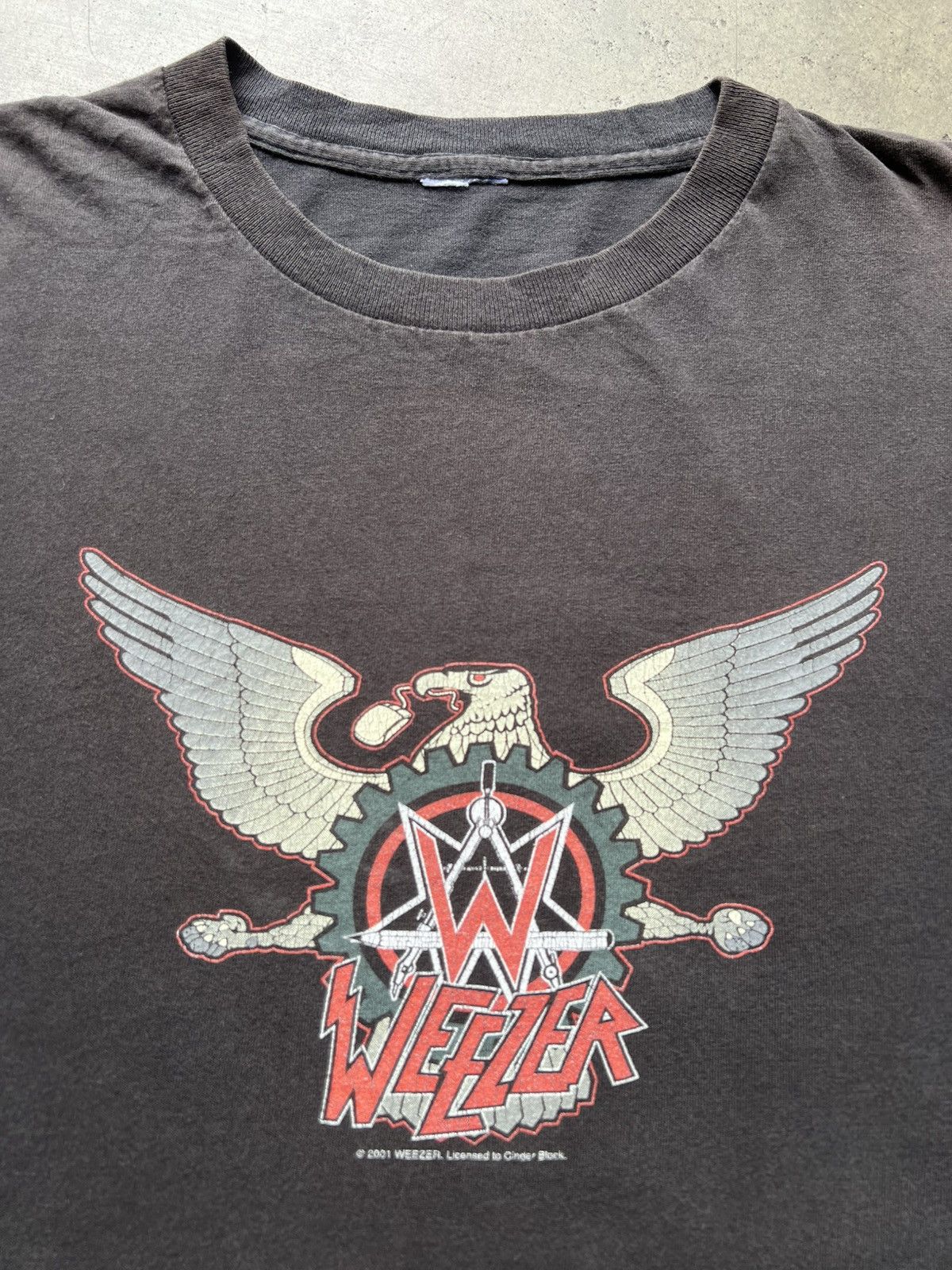 Band Tees × Vintage 2001 Weezer Geektanic Weezmacht Tee Shirt Slayer Size US XXL / EU 58 / 5 - 3 Thumbnail