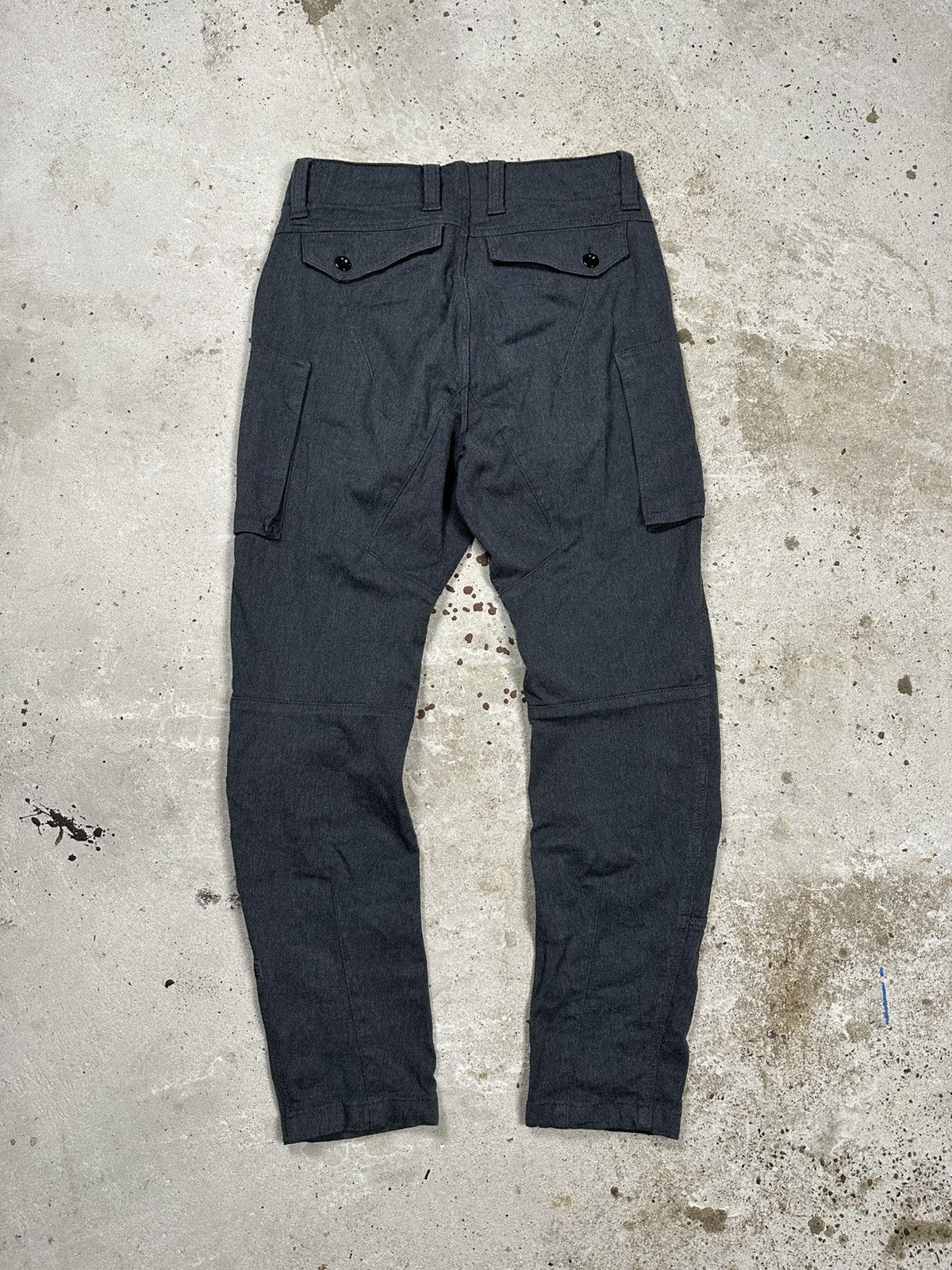 G-Star G Star Raw Zip Pkt 3D Cargo Pants Gray y2k Size US 31 - 2 Thumbnail