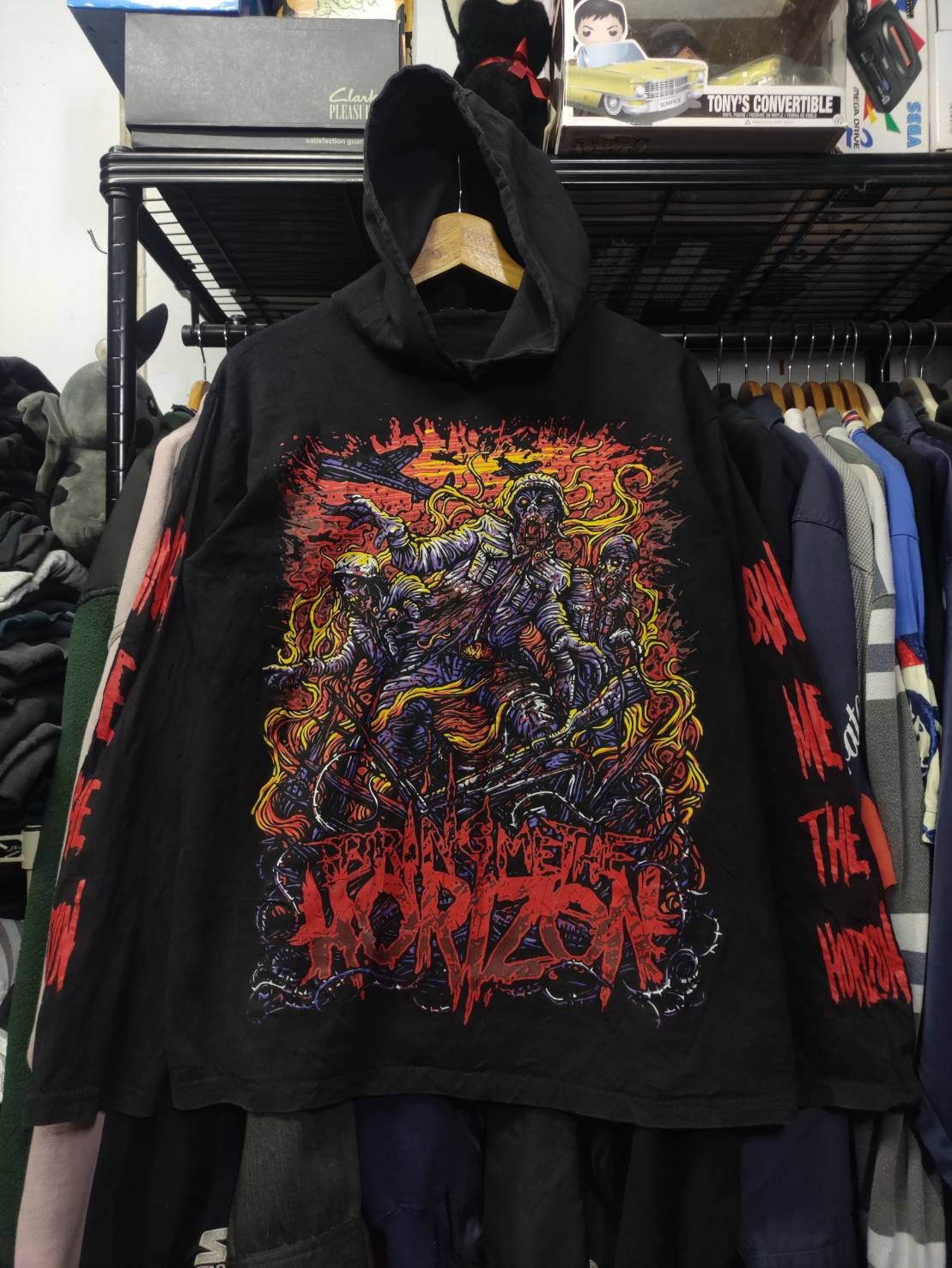Band Tees Vtg Bring Me The Horizon Band " Zombie Army " Hoodie Size US M / EU 48-50 / 2 - 1 Thumbnail