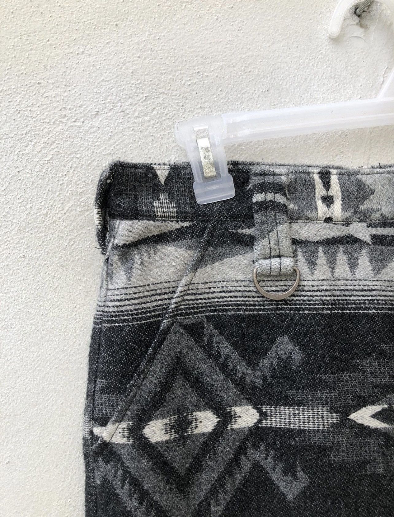 Japanese Brand Rehacer Japan Native Navajo Wool Cropped Pant Size US 30 / EU 46 - 8 Thumbnail