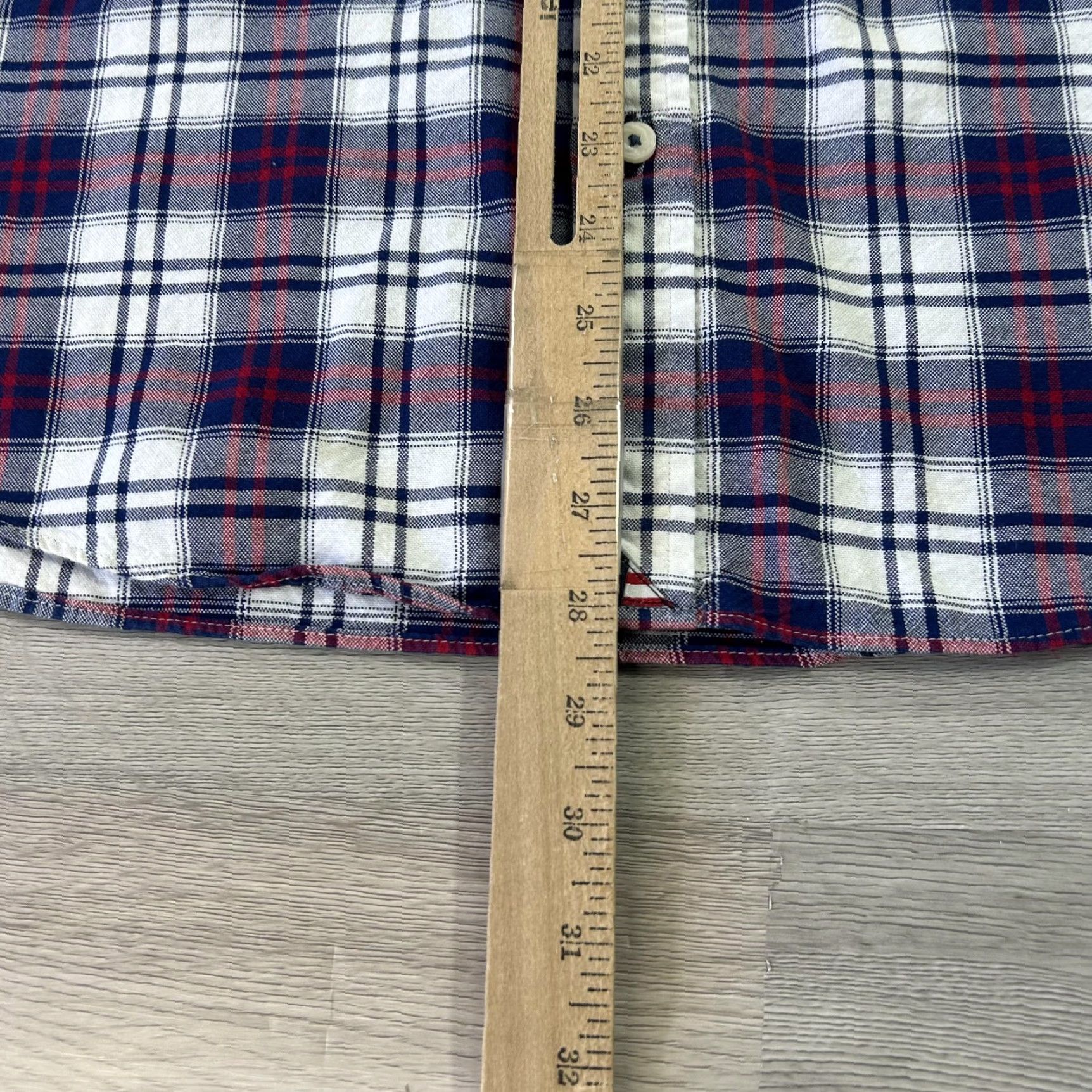 UNTUCKit UNTUCKit Shirt Mens Large Blue Red Plaid Button Down Long Sleeve USA Size US L / EU 52-54 / 3 - 6 Thumbnail