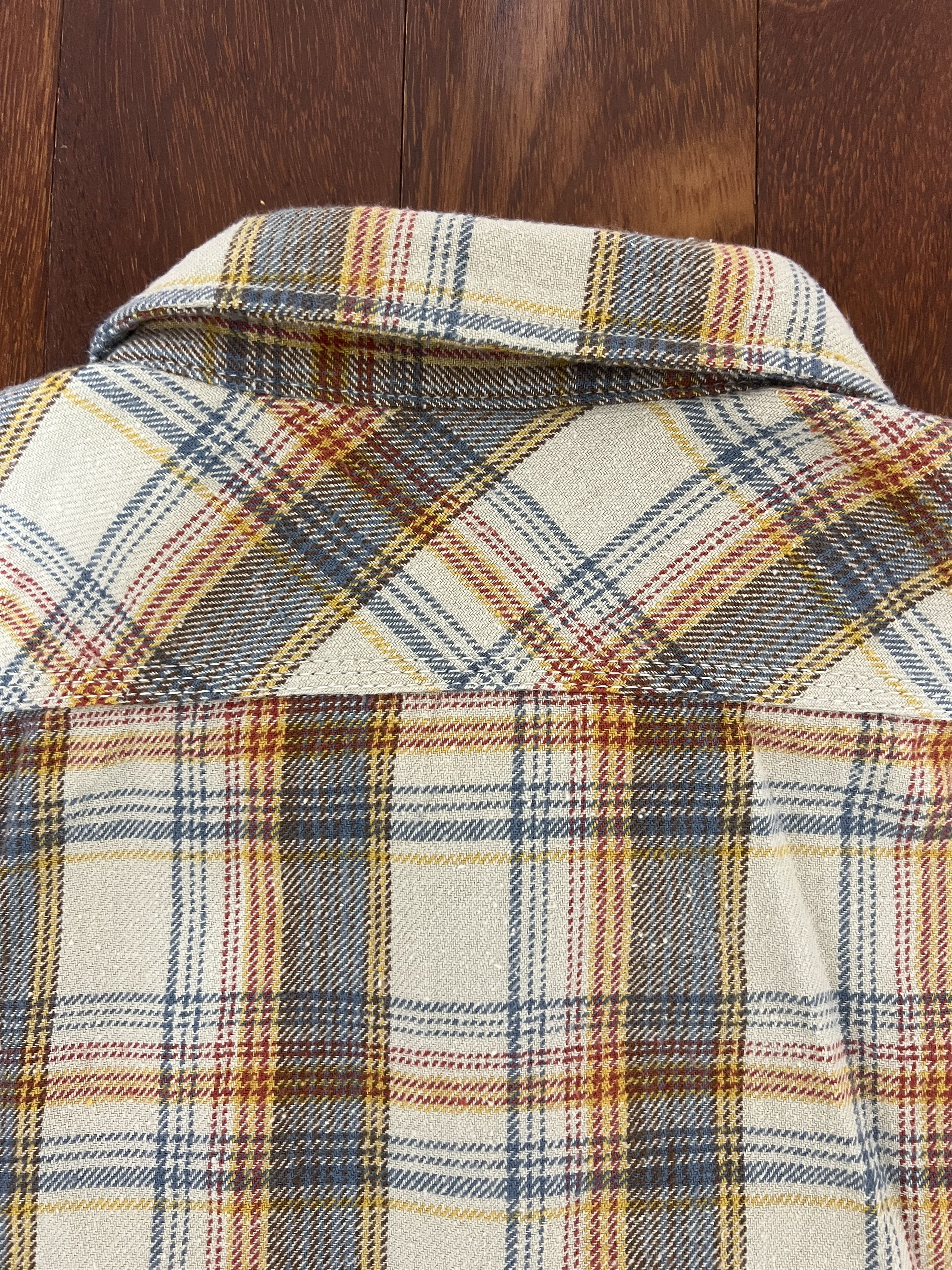 Freenote Cloth 💚 Freenote Cloth Lancaster Cream Shadow Plaid Medium NEW Size US M / EU 48-50 / 2 - 12 Thumbnail