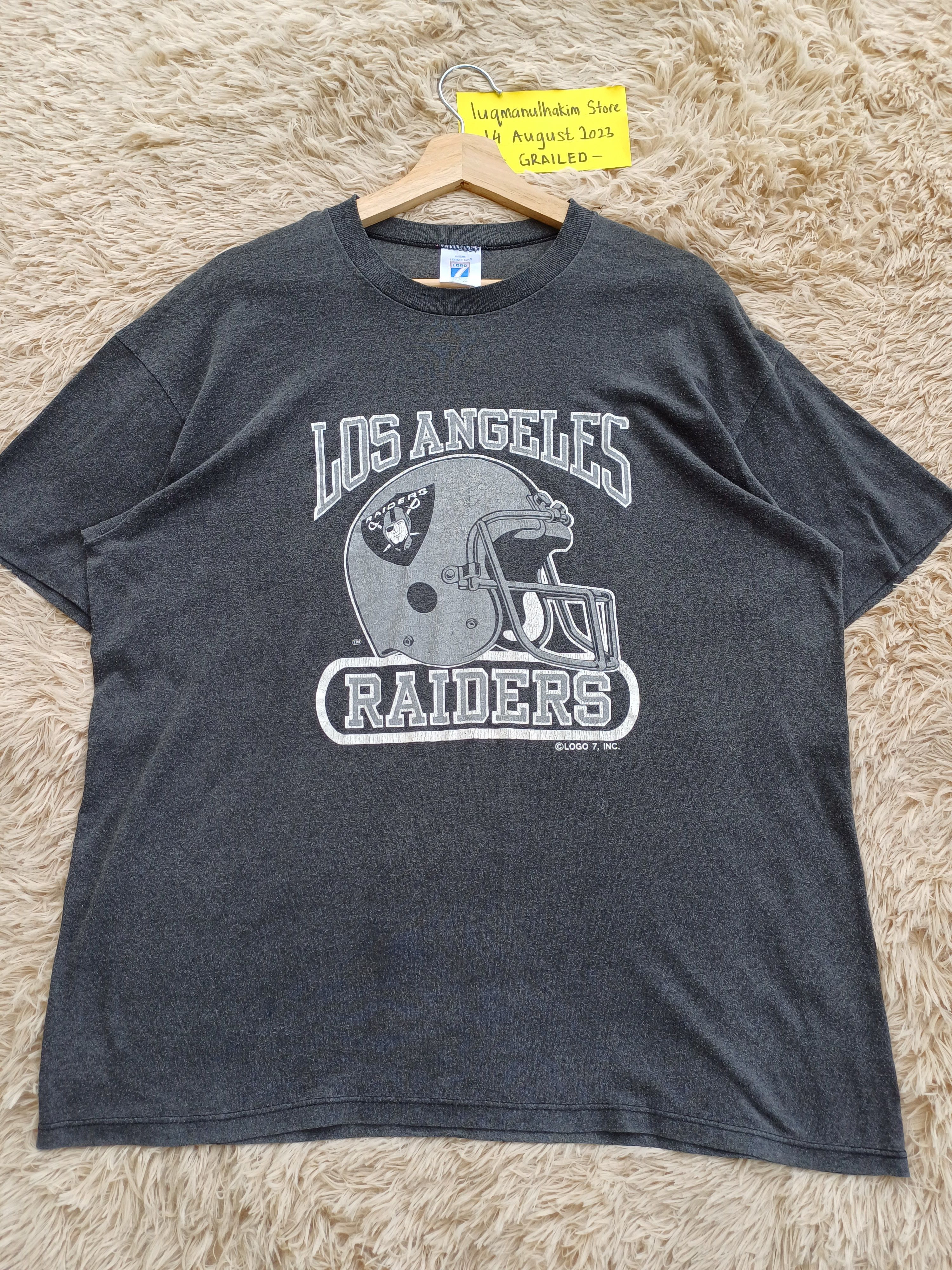 NFL Rare Vintage Oakland Raiders Los Angeles Tee Professional Size US L / EU 52-54 / 3 - 4 Thumbnail