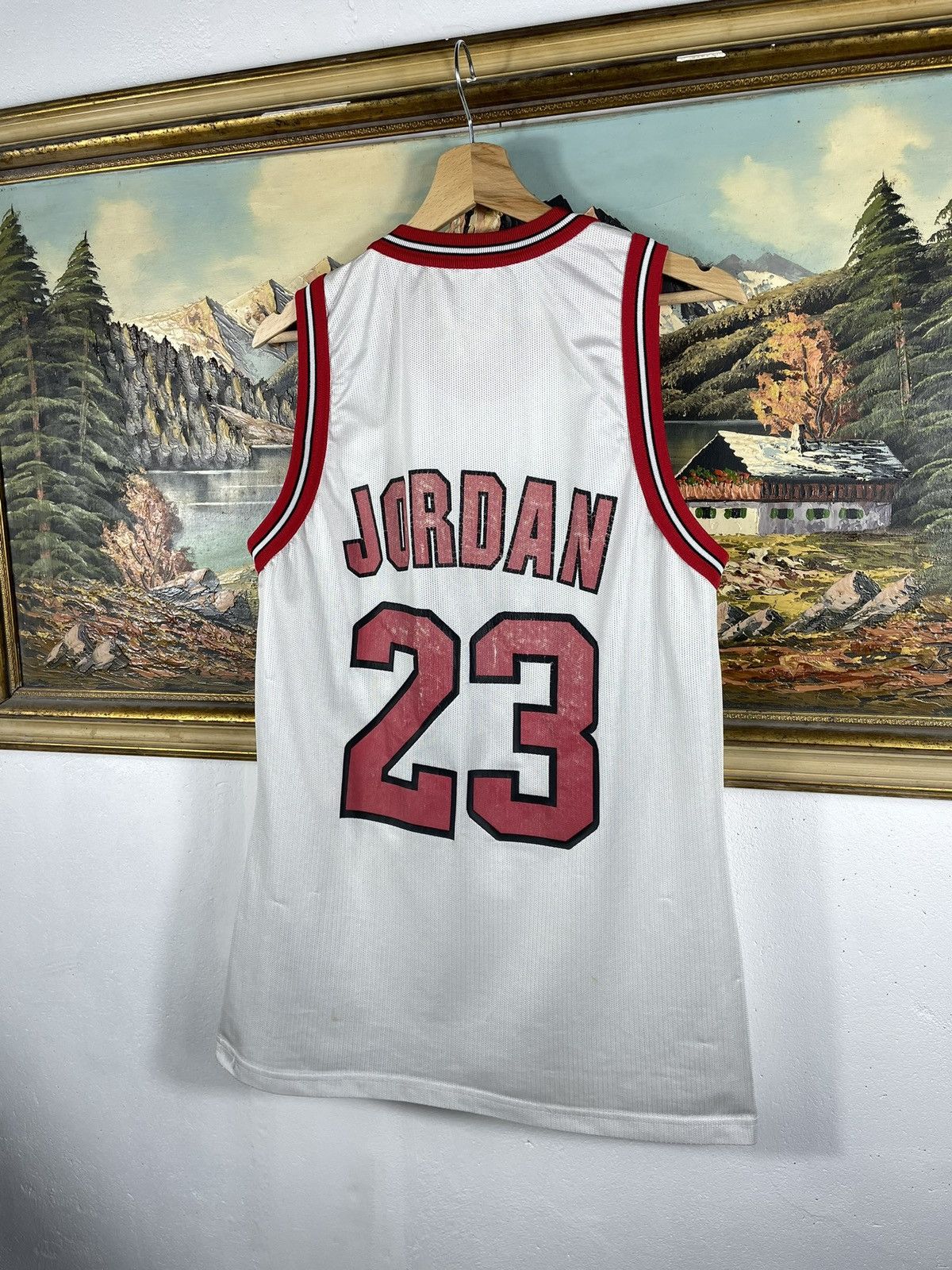 Champion × NBA Chicago Bulls Retro Jersey Tank Top Tee Jordan 23 Basketball Size US S / EU 44-46 / 1 - 9 Thumbnail