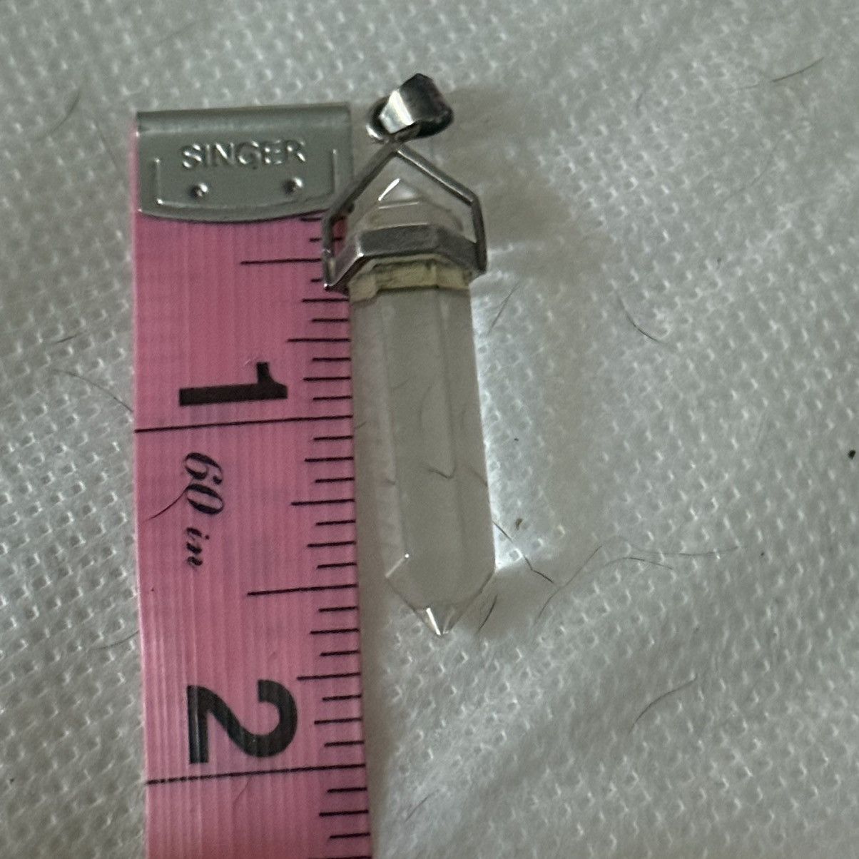 Other Clear crystal point dangle earrings and pendant Size ONE SIZE - 4 Thumbnail
