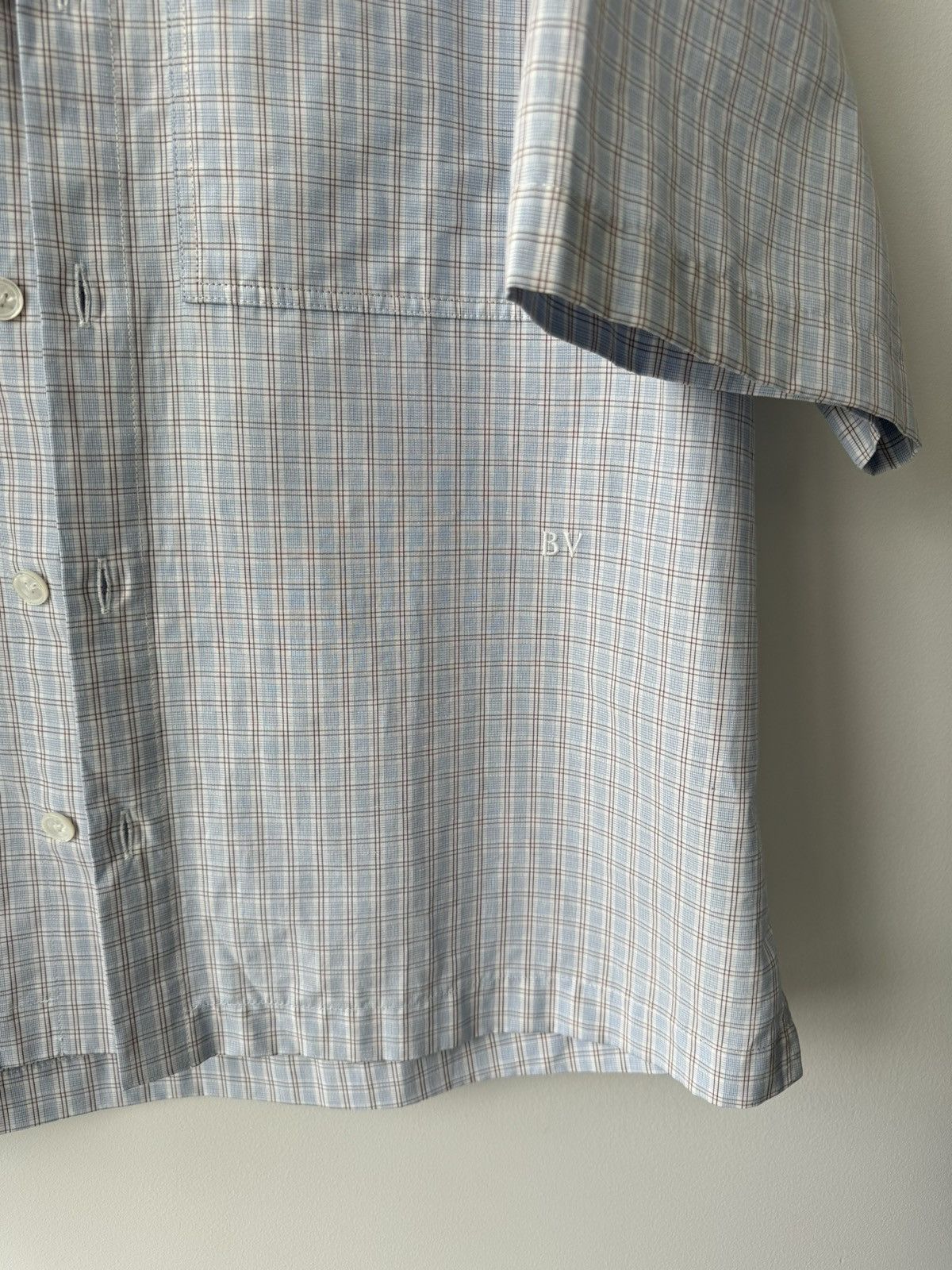 Bottega Veneta BOTTEGA VENETA OVERSIZED CHECKED BUTTON UP SHIRT Size US S / EU 44-46 / 1 - 5 Thumbnail