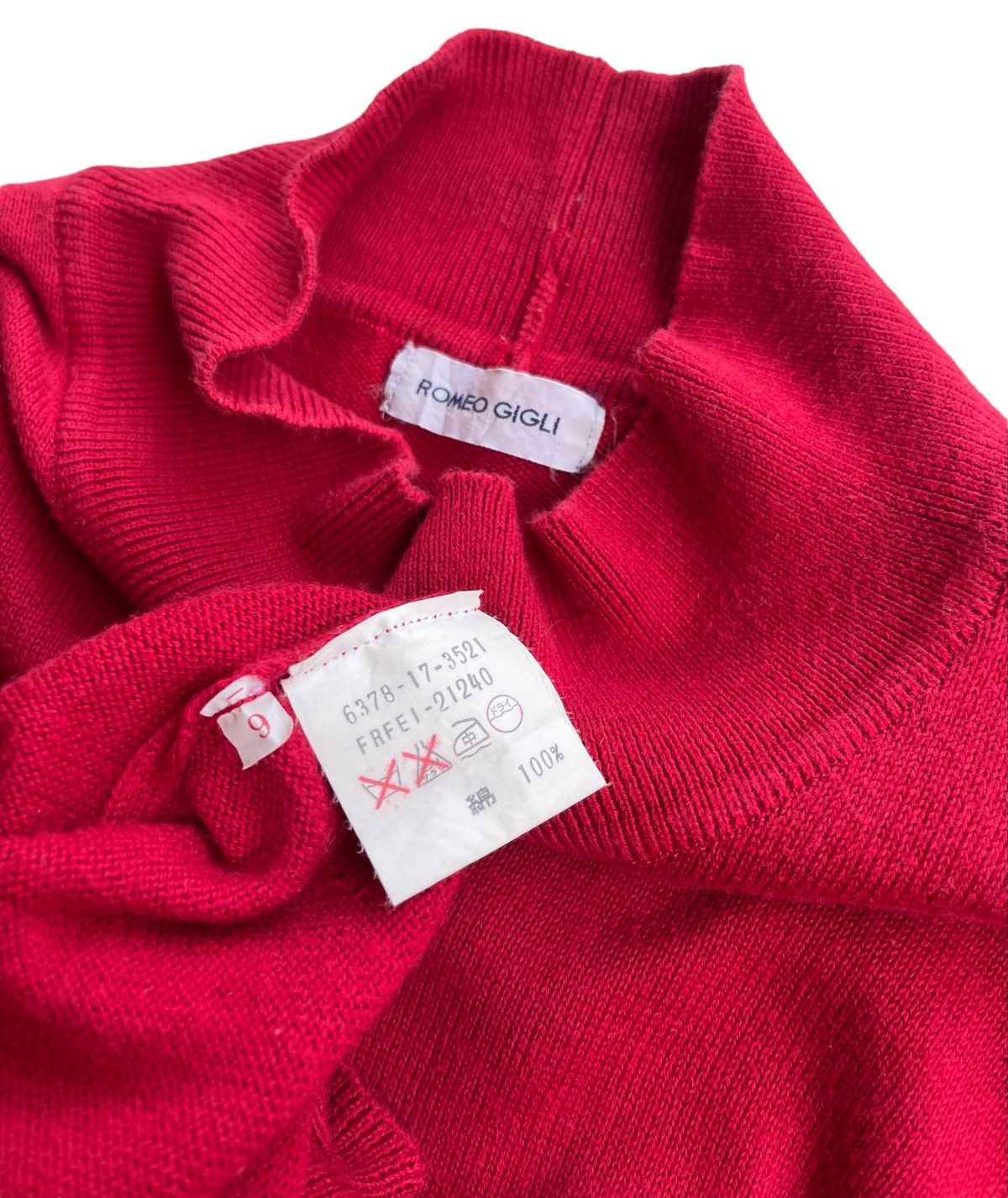 Romeo Gigli Romeo Gigli Turtleneck Knit Jumper Shirt Size L / US 10 / IT 46 - 4 Thumbnail