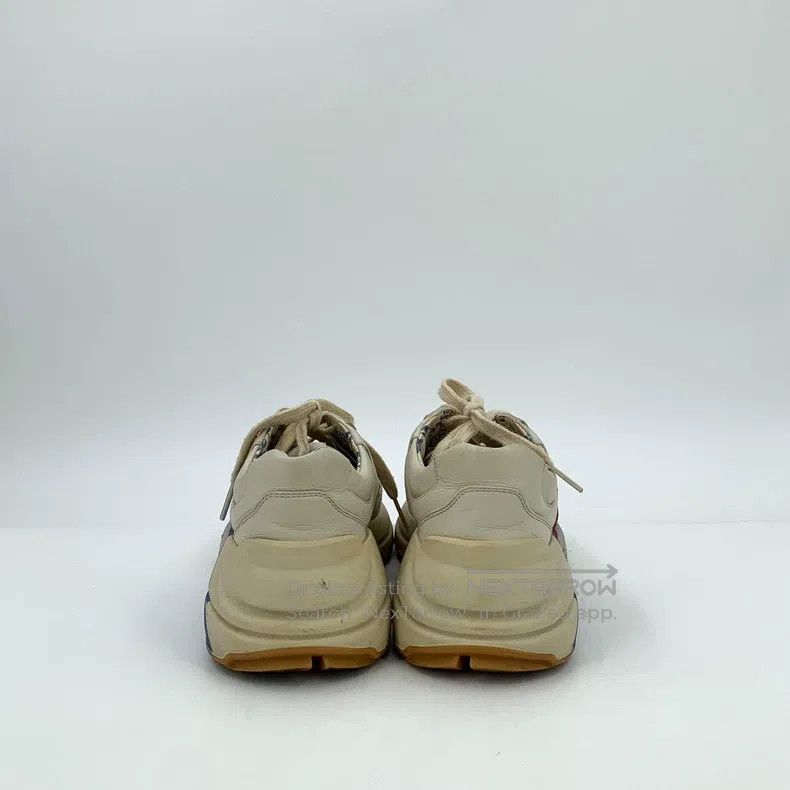 Gucci Gucci Beige colour stripe lace-on casual dad shoes sneaker Size US 5 / IT 35 - 4 Thumbnail