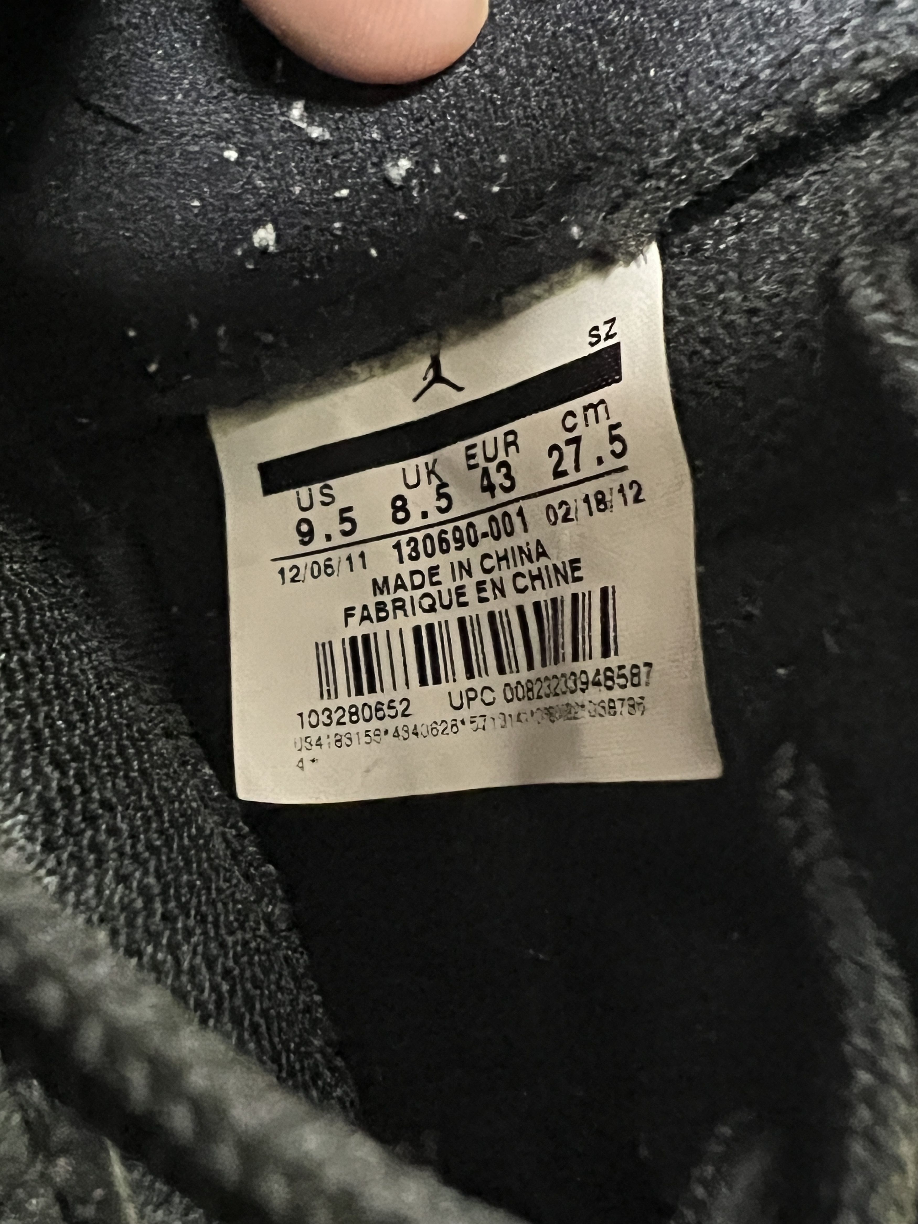 Jordan Brand Air Jordan 12 Playoffs (2012) Size US 9.5 / EU 42-43 - 6 Thumbnail