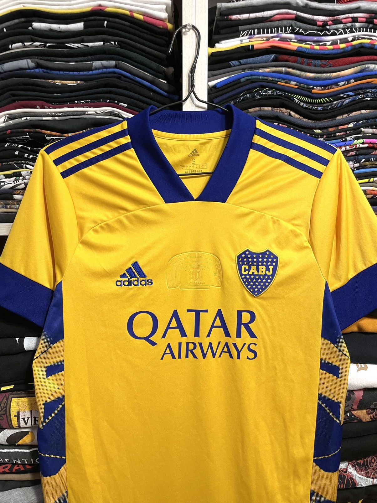 Adidas Boca Juniors 20/21 Adidas Third Kit Soccer Shirt Jersey Size US S / EU 44-46 / 1 - 2 Thumbnail