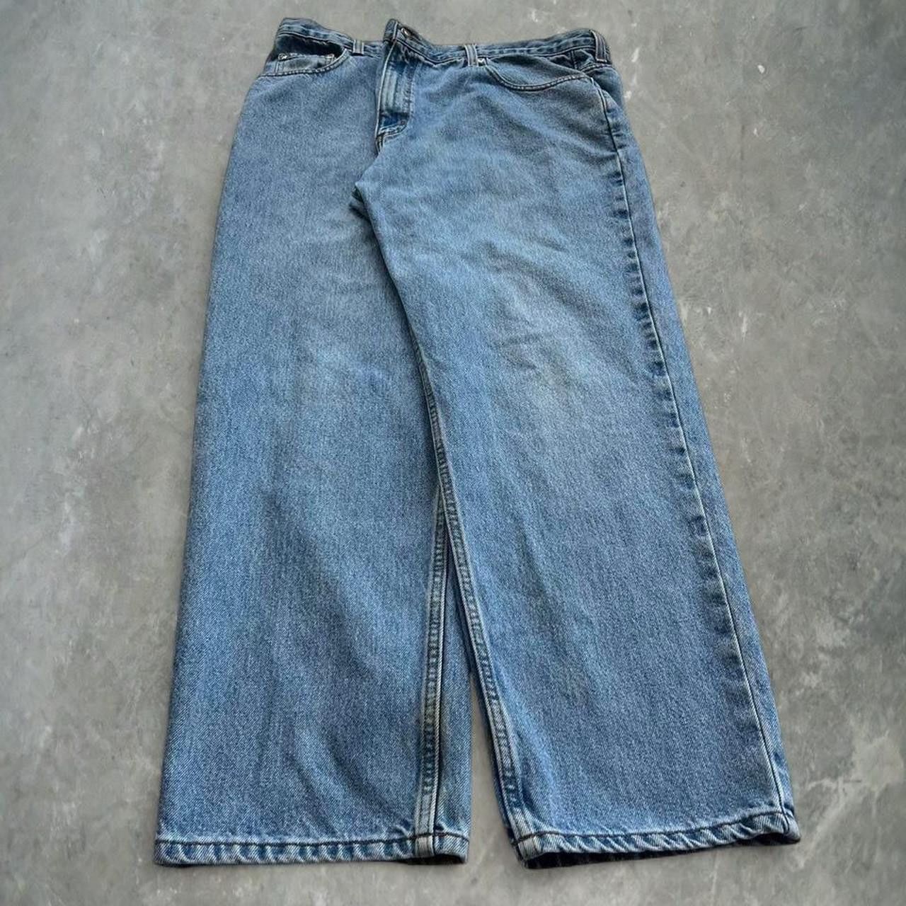 Vintage Crazy Vintage Y2K/2000s Skater Style Essential Light Wash Denim jeans! Size US 38 / EU 54 - 3 Thumbnail