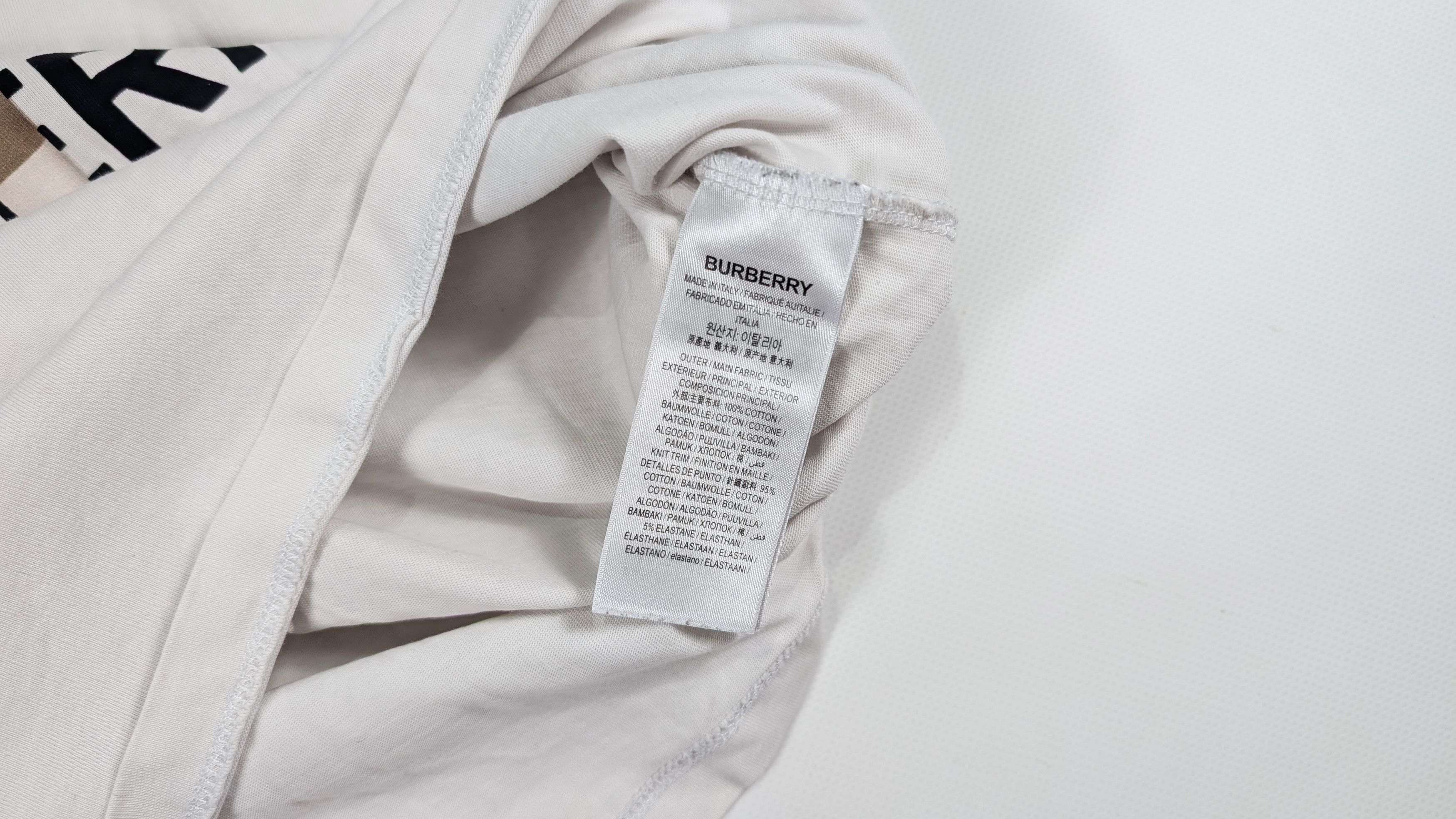 Burberry Burberry Deer Print White Cotton T-Shirt Size S Size US S / EU 44-46 / 1 - 10 Thumbnail