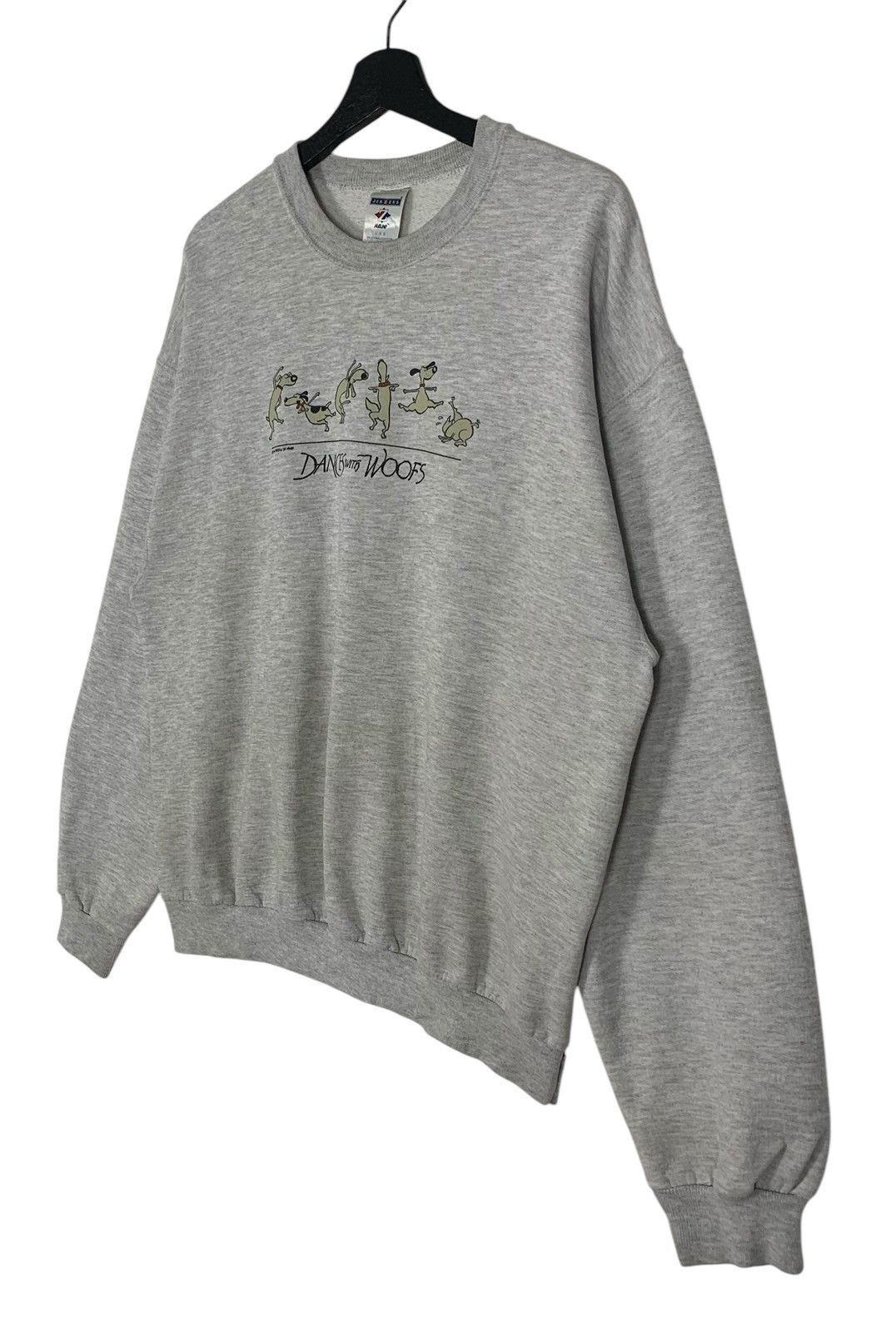 Jerzees Vintage Jezees NuBlend clothing DanceWithWoof Sweatshirt Size US M / EU 48-50 / 2 - 5 Thumbnail